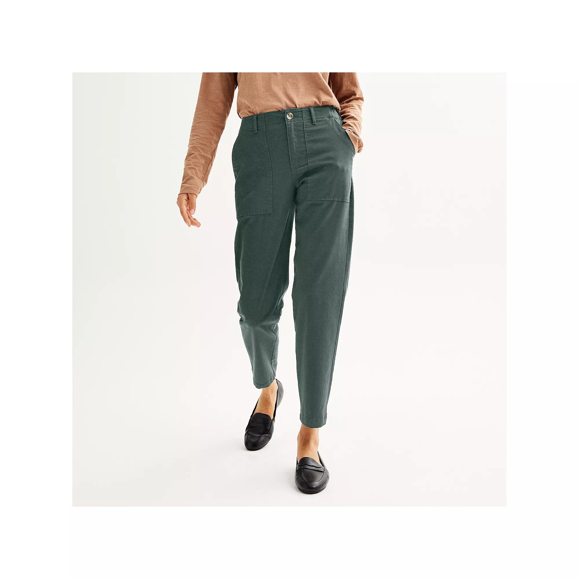 Women's Sonoma Goods For Life® Utility Straight Leg Pants, Size: Large, Nightlife Gray Product Image