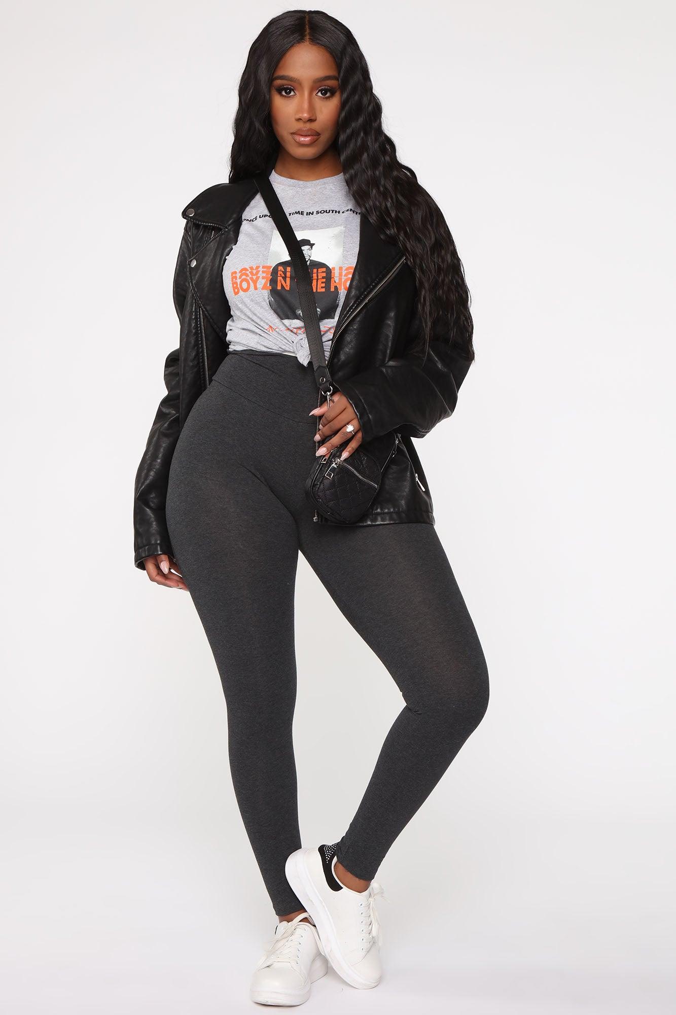 Running Around High Rise Legging - Charcoal Product Image