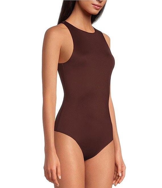 Gianni Bini Layla Sleeveless Racer Knit Coordinating Bodysuit Product Image