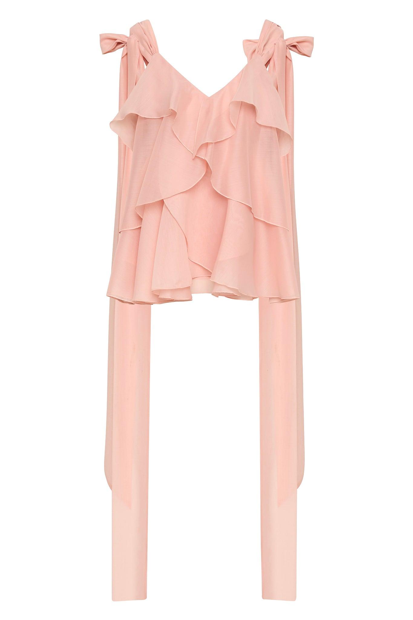 Erin Layered Top-MUTED ROSE / 6 Product Image