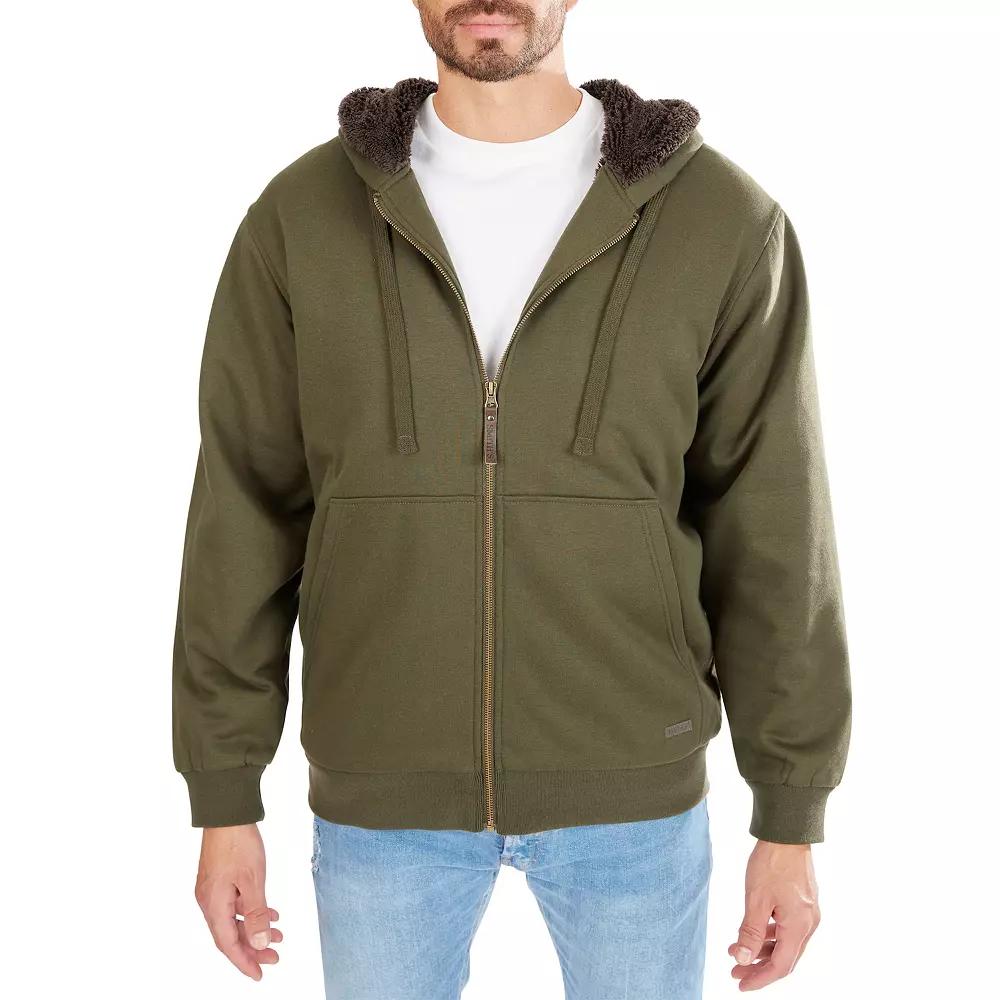 Big & Tall Smith's Workwear Sherpa-Lined Fleece Jacket, Men's,  Product Image