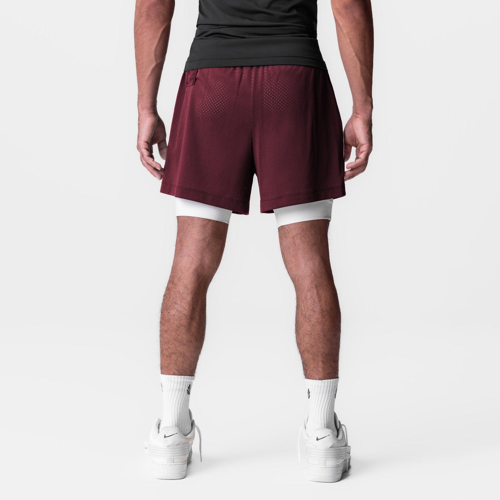 0991. Ion-Mesh 5" Liner Short - Crimson Male Product Image