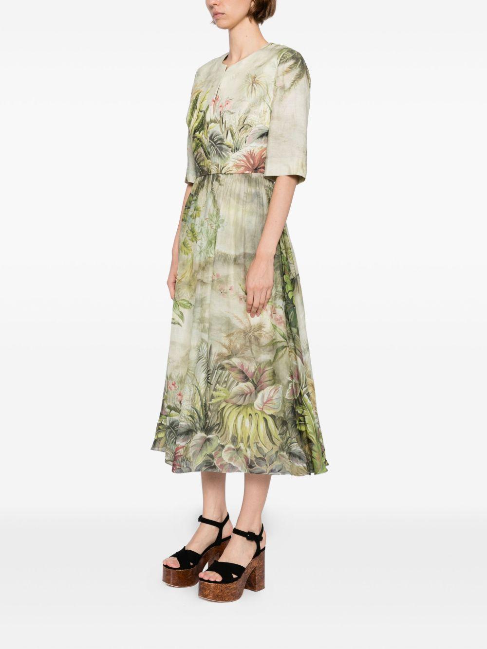 printed midi dress Product Image