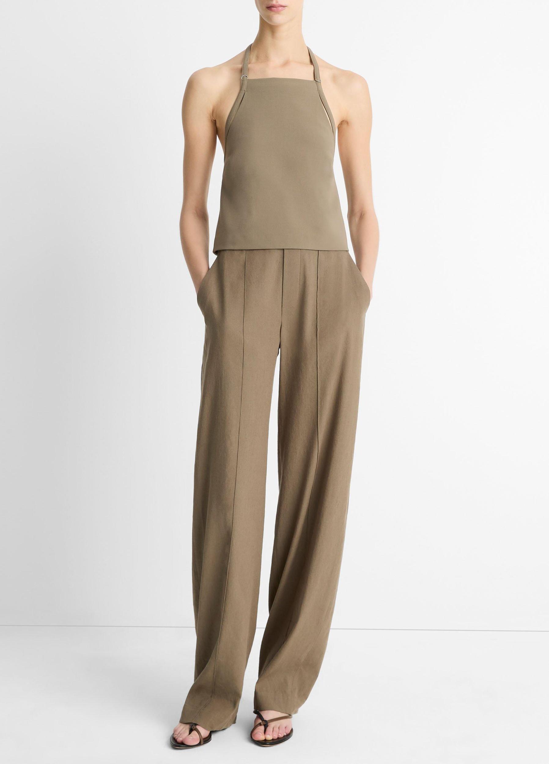 Womens Apron Halter Top Product Image