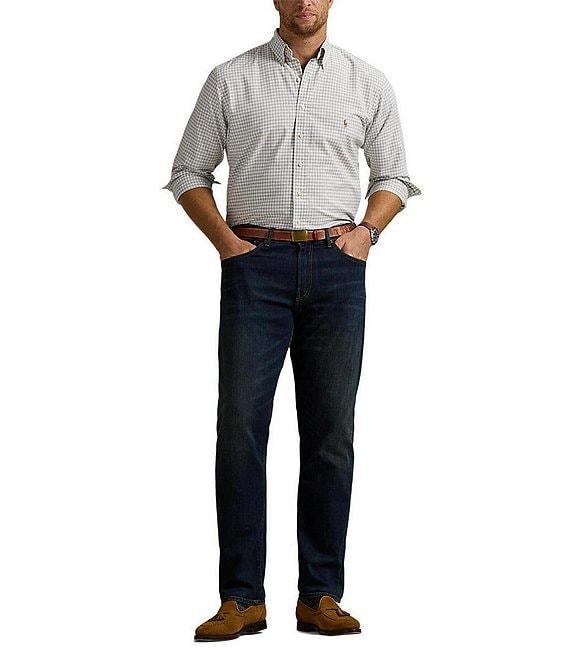 Polo Ralph Lauren Big & Tall Gingham Oxford Long Sleeve Woven Shirt Product Image