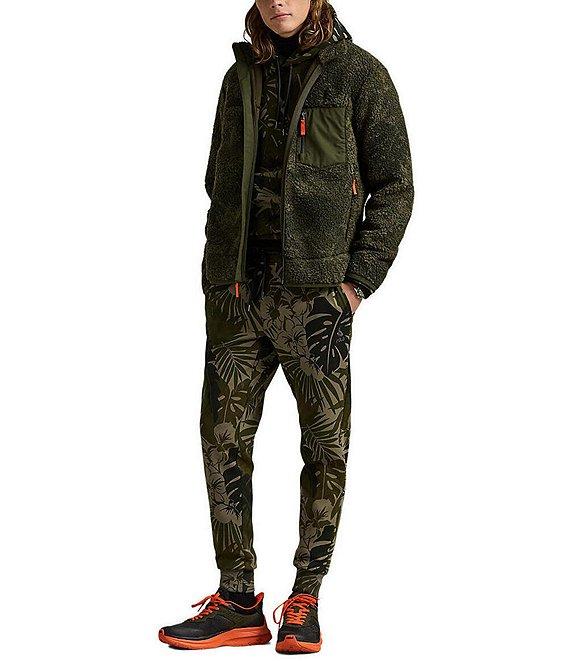 Polo Ralph Lauren Palm-Camo Double-Knit Jogger Pants Product Image