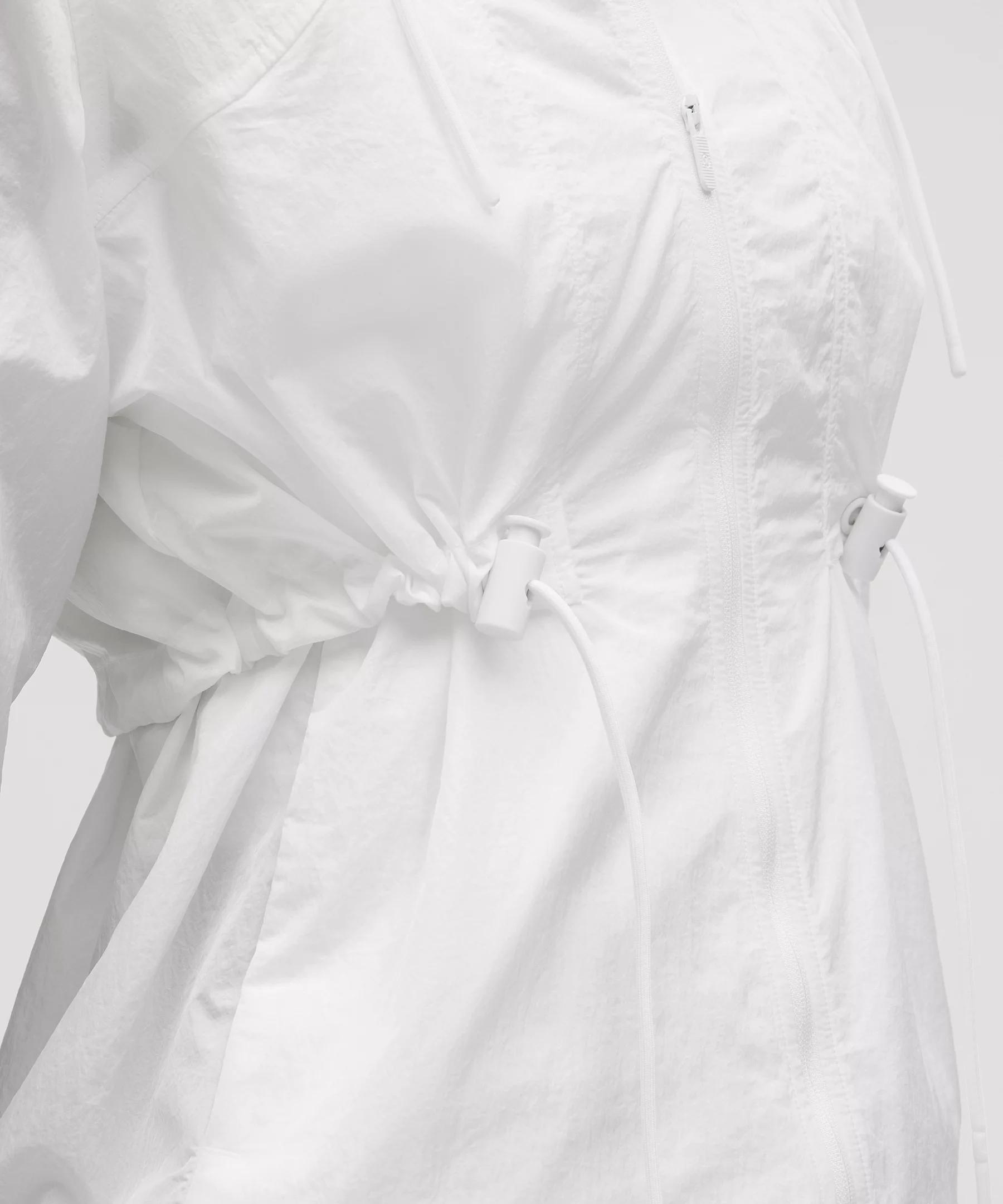 Drawstring Water-Resistant Hooded Jacket Product Image