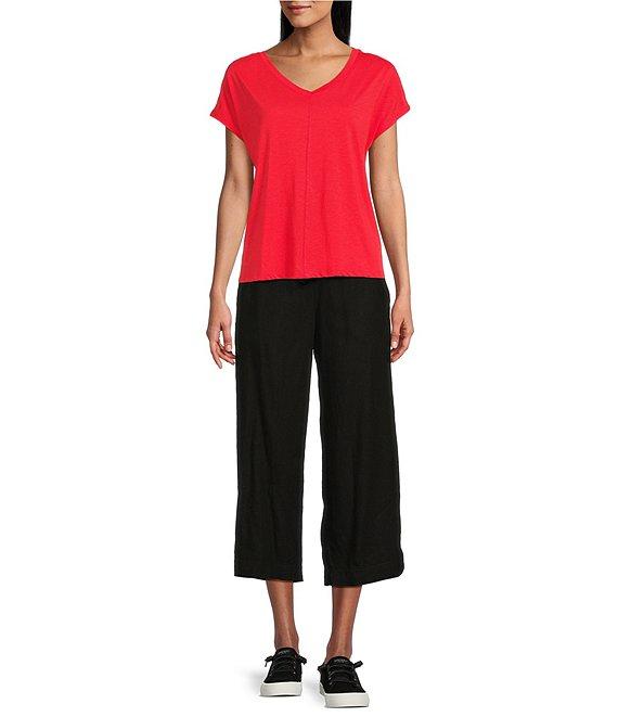 Westbound V-Neck Cap Sleeve Top Product Image