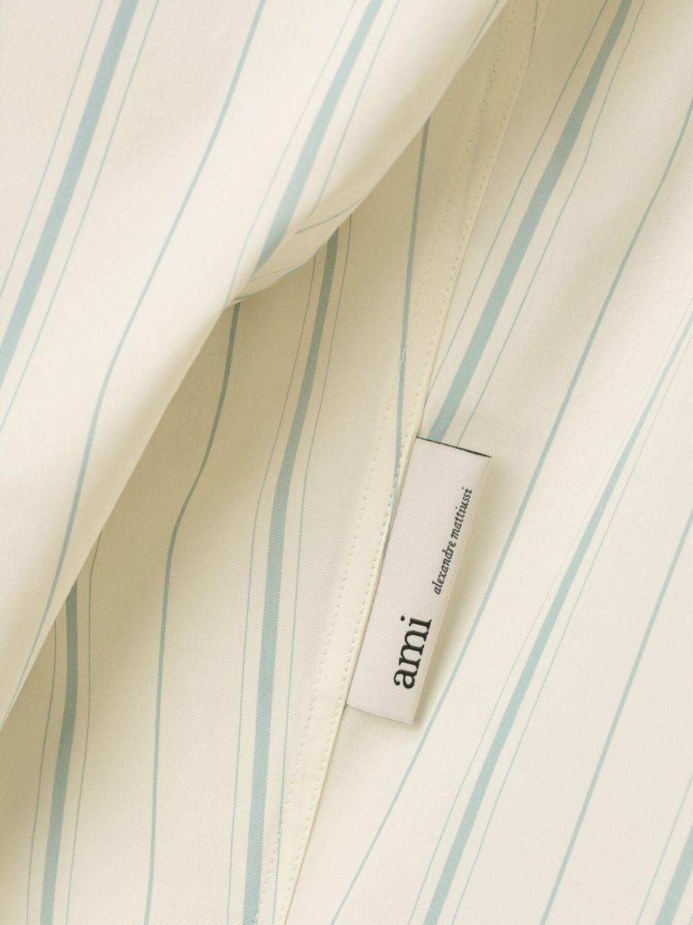 striped button-up shirt Product Image