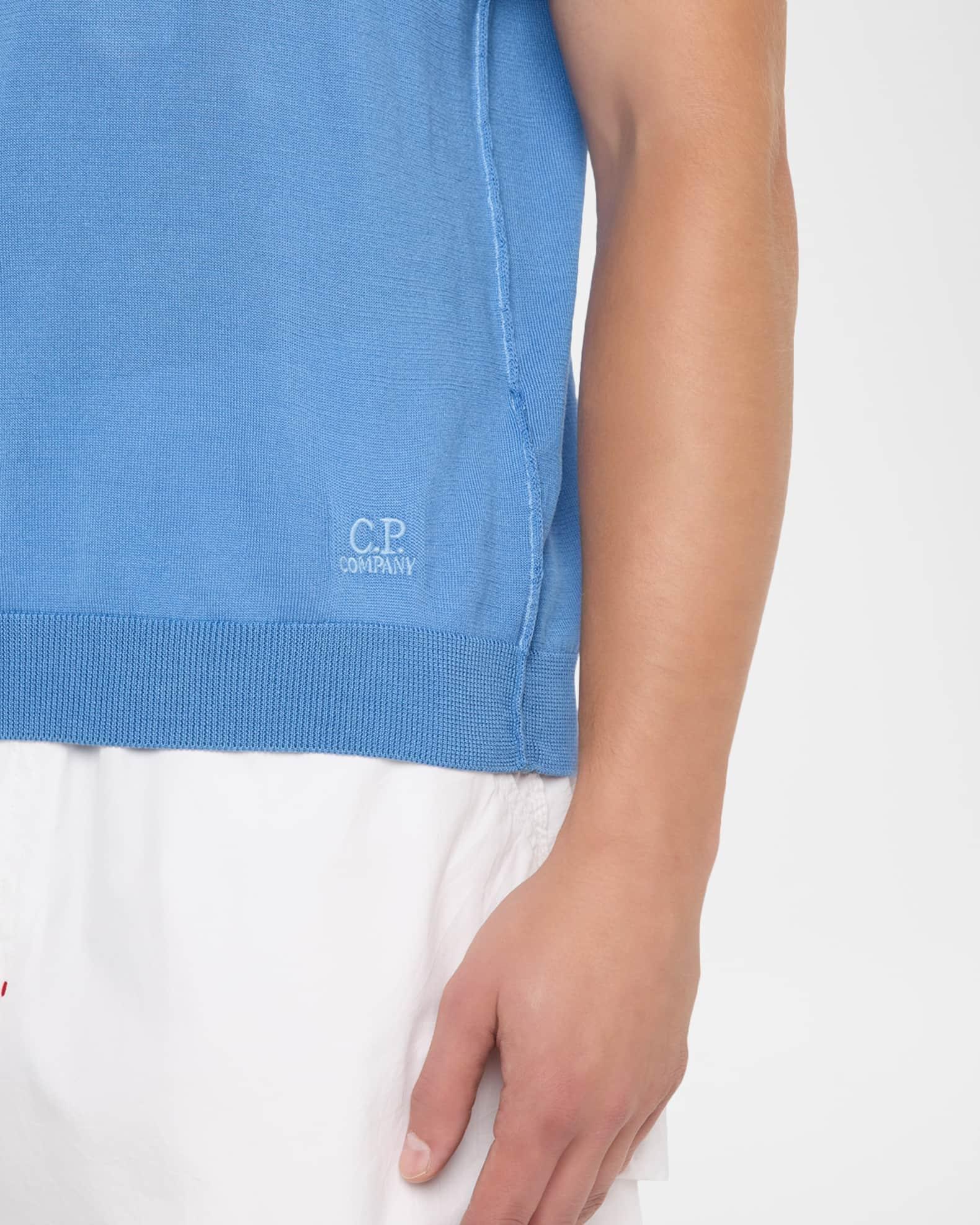 Men's Cotton Knit Polo Shirt Product Image