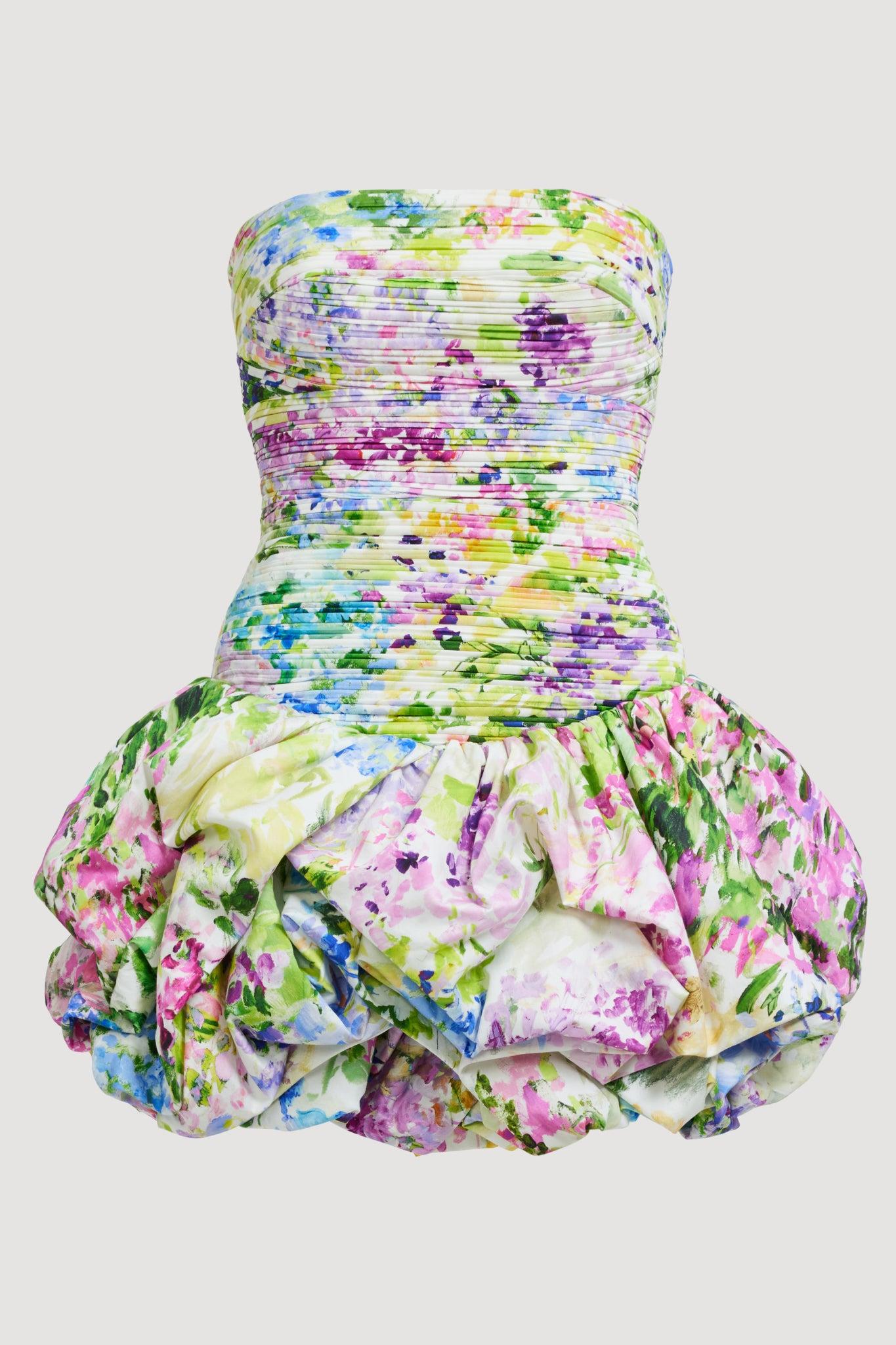 Violette Bubble Hem Mini Dress-LAVANDULA / 8 Product Image