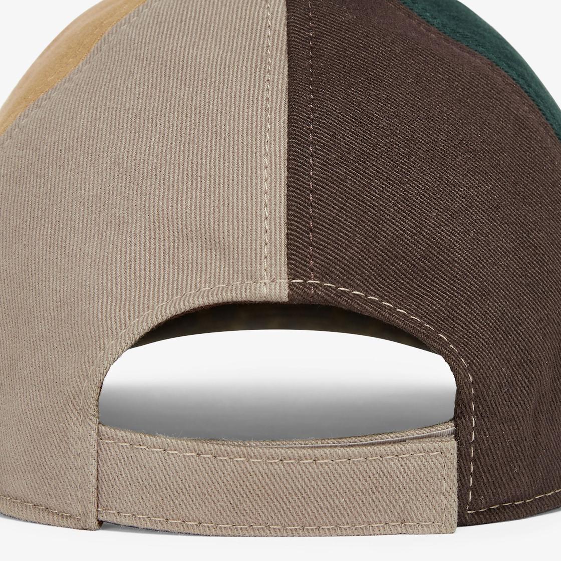HatMulticolor cotton baseball cap Product Image
