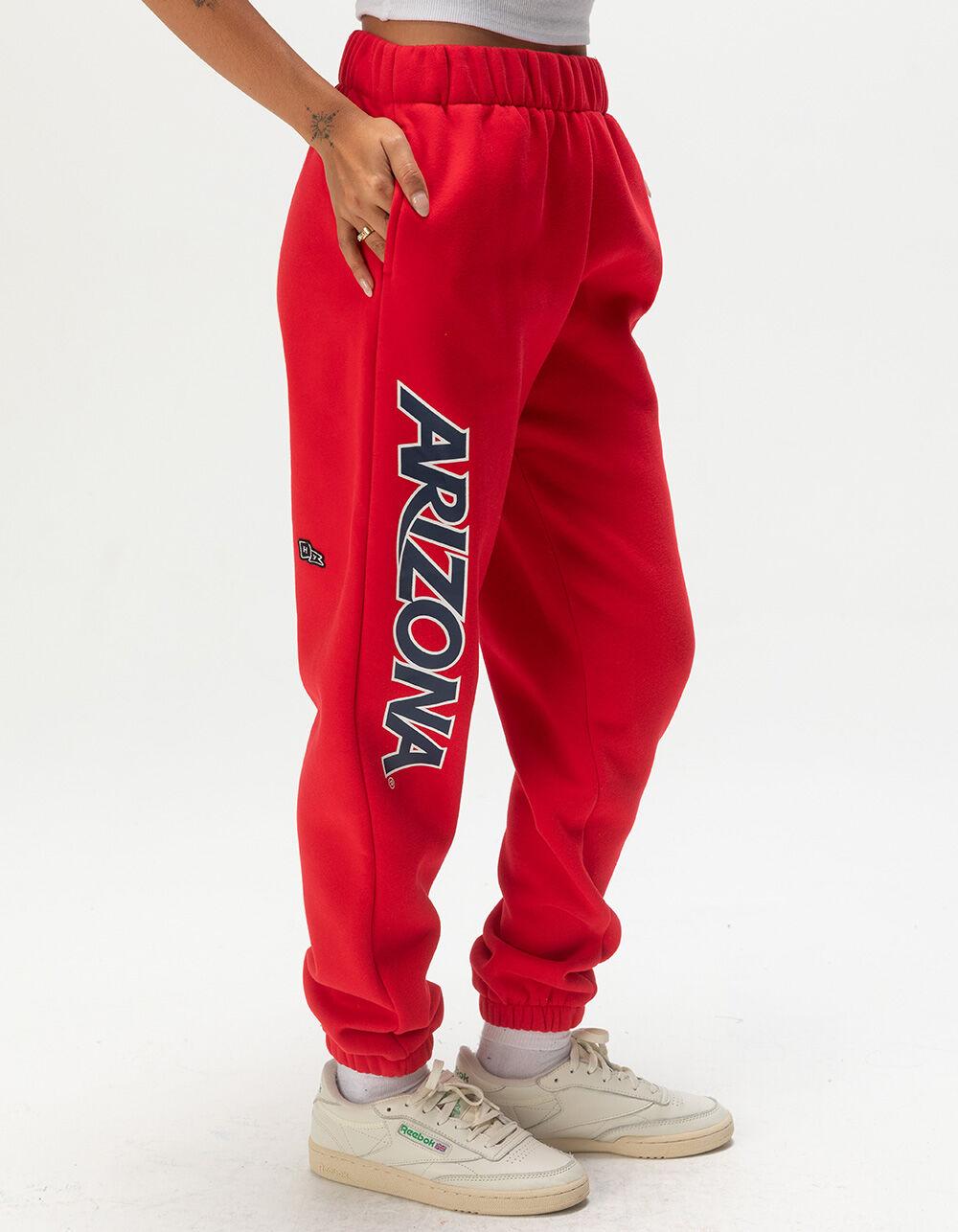 HYPE AND VICE University of Arizona Womens Sweatpants - RED Product Image