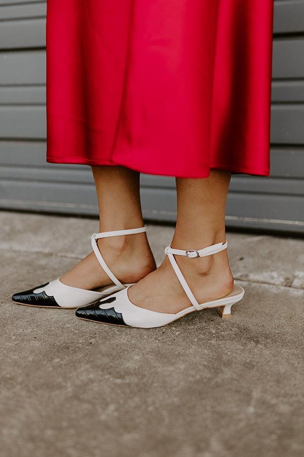 The Florence Faux Leather Heel Product Image