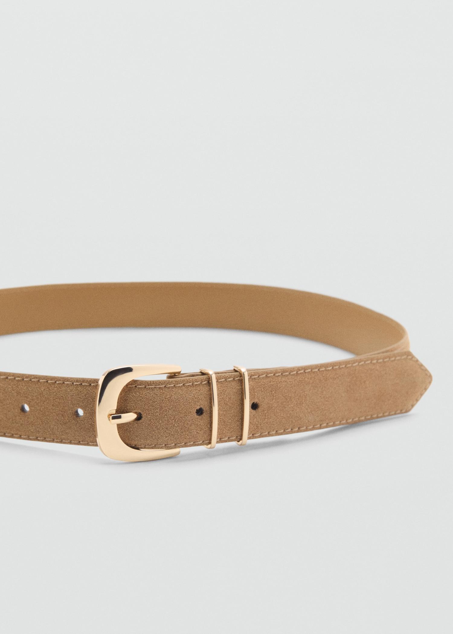Suede belt - Women | MANGO USA Product Image