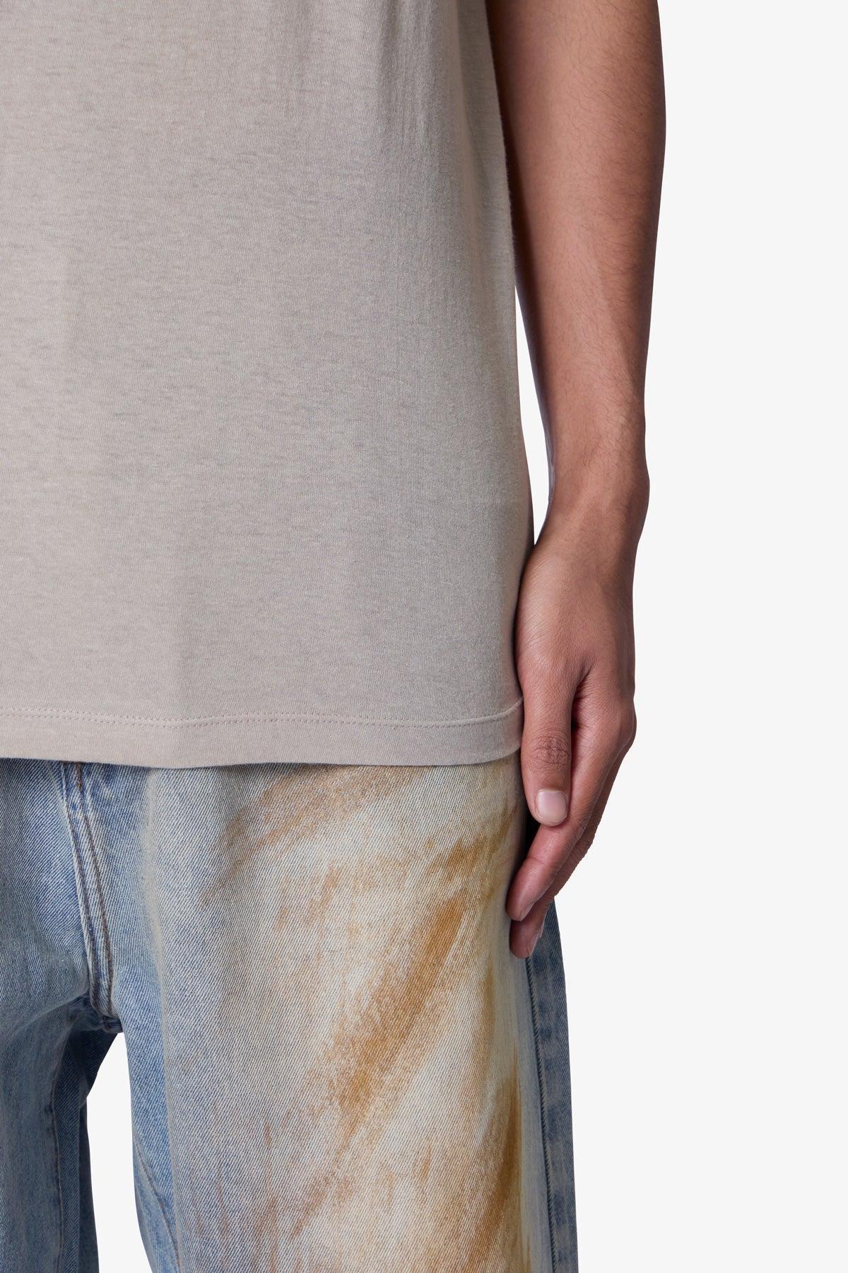 Sheer Crewneck Tee - Bone Product Image