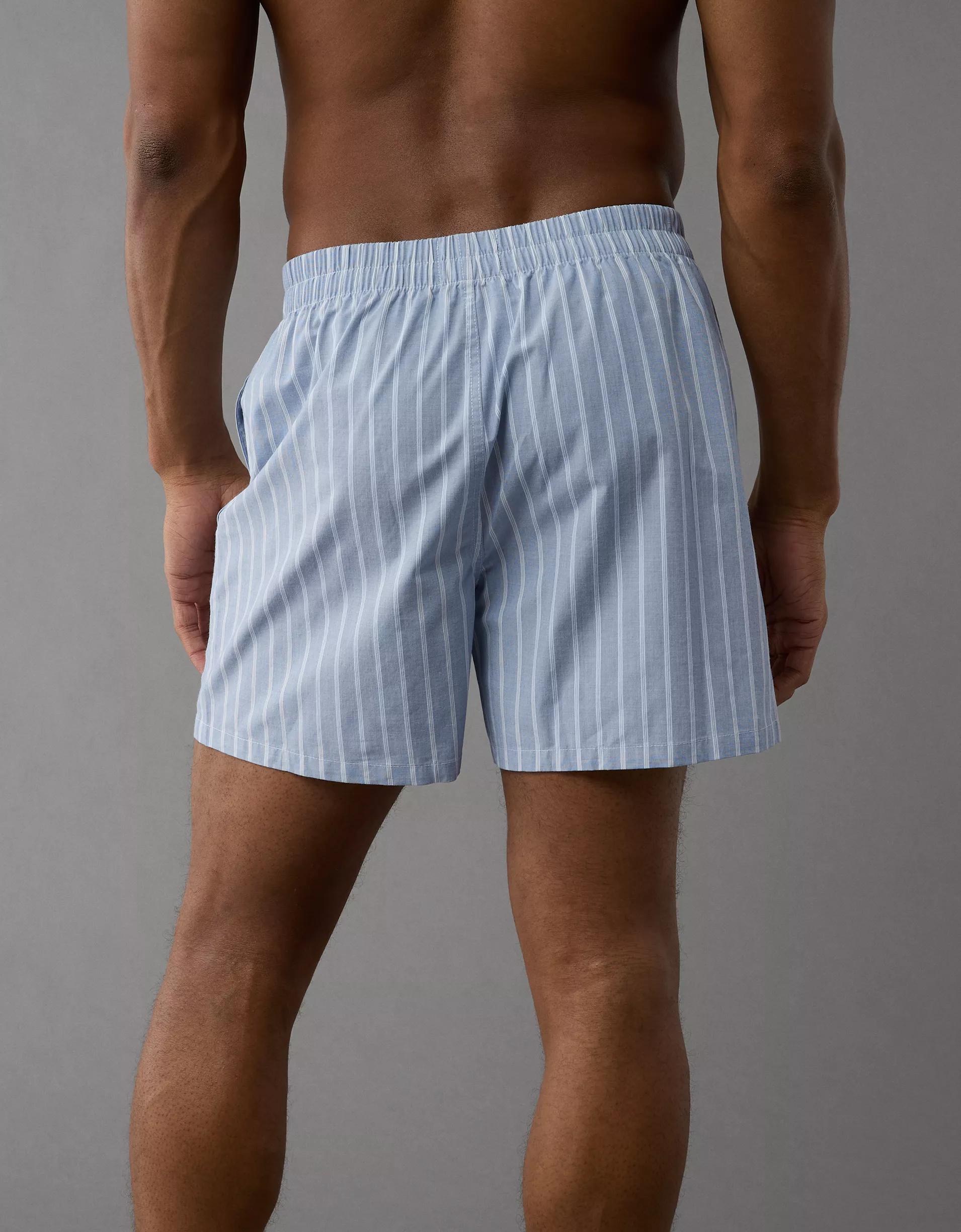 AEO Men's Striped Poplin Pocket Boxer Short Product Image