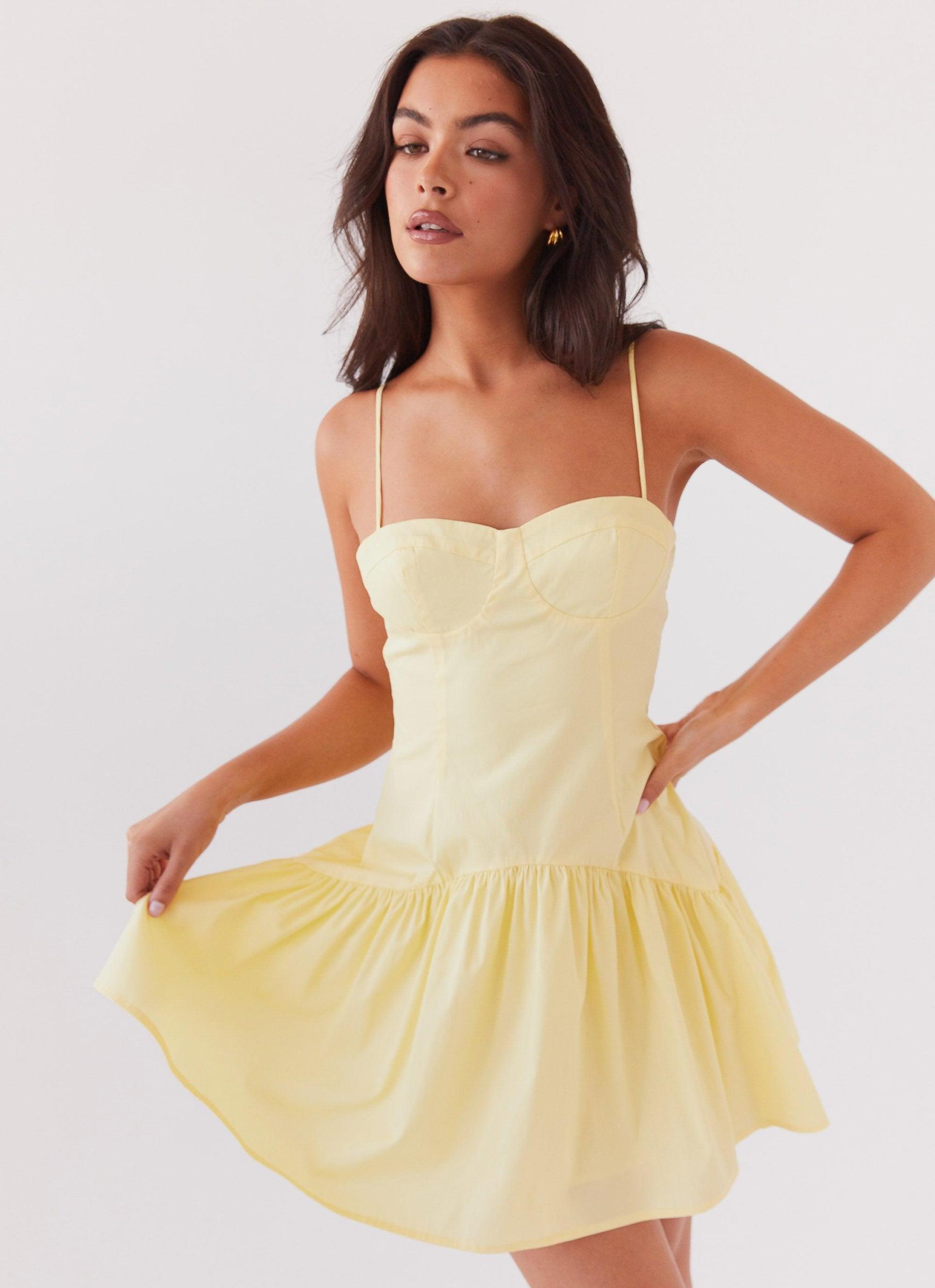 Endless Summer Mini Dress - Canary Product Image