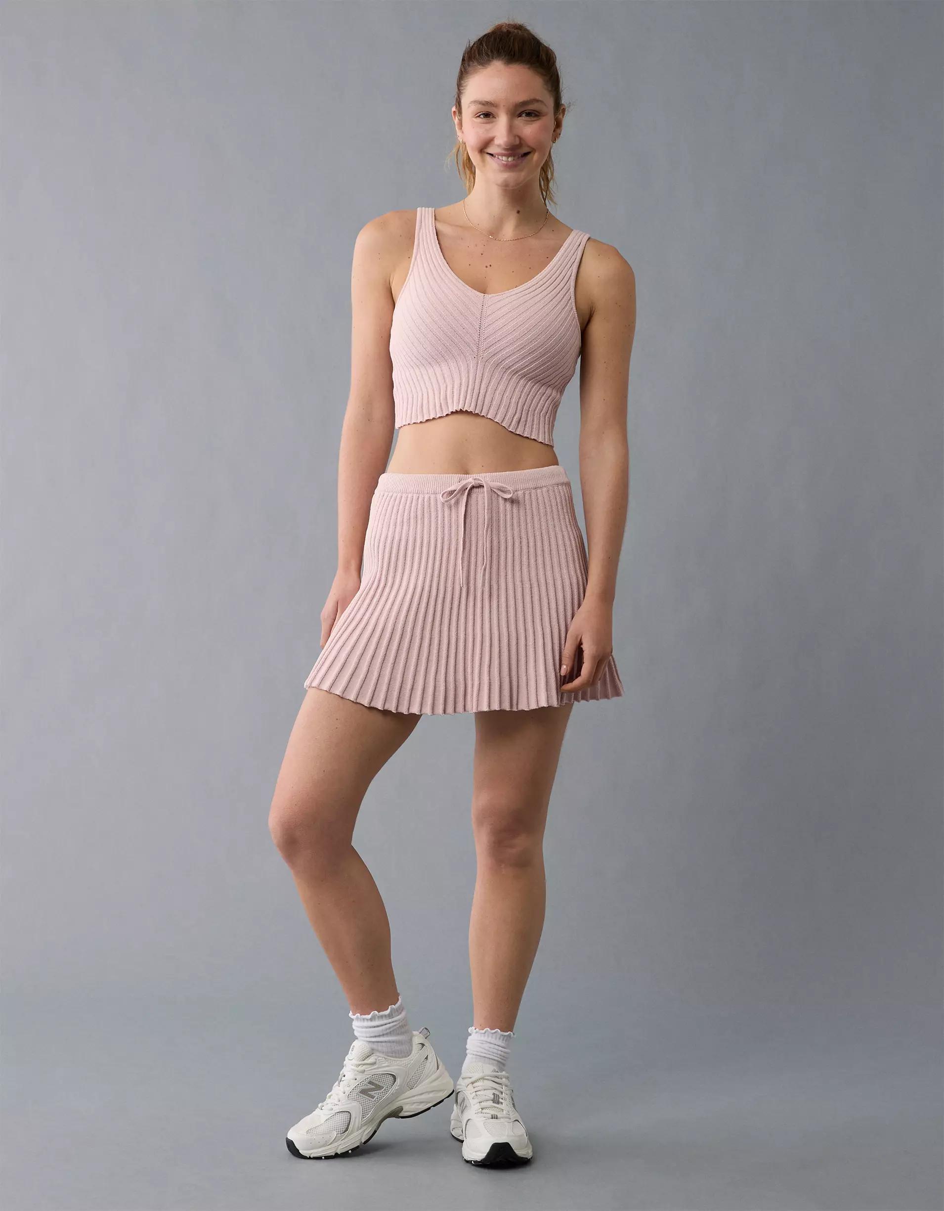 AE V-Neck Chenille Sweater Tank Top Product Image