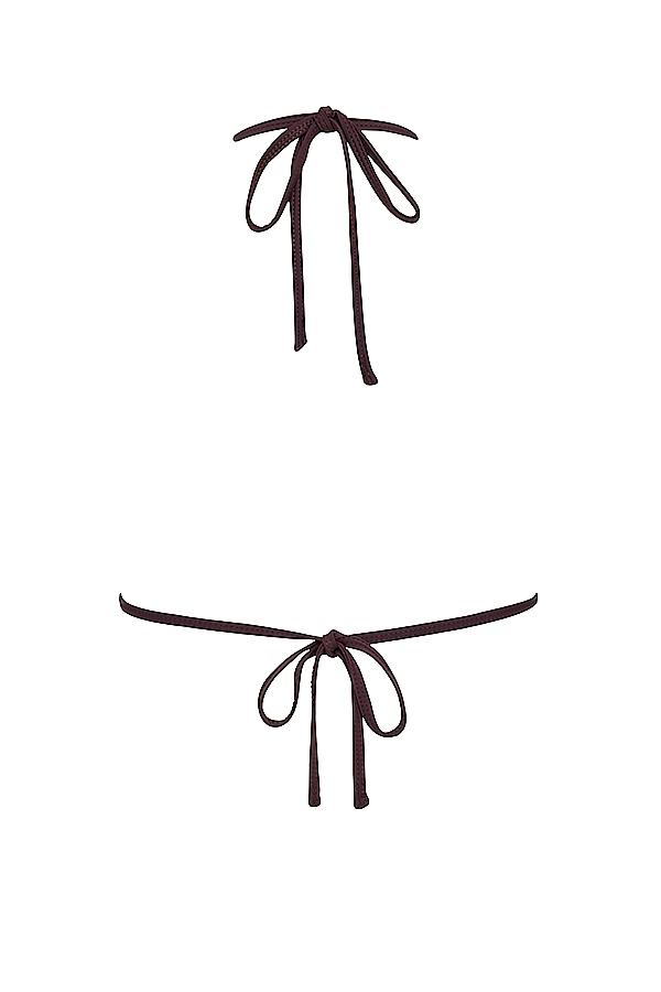 Capri  cacao high leg bikini bottom Product Image