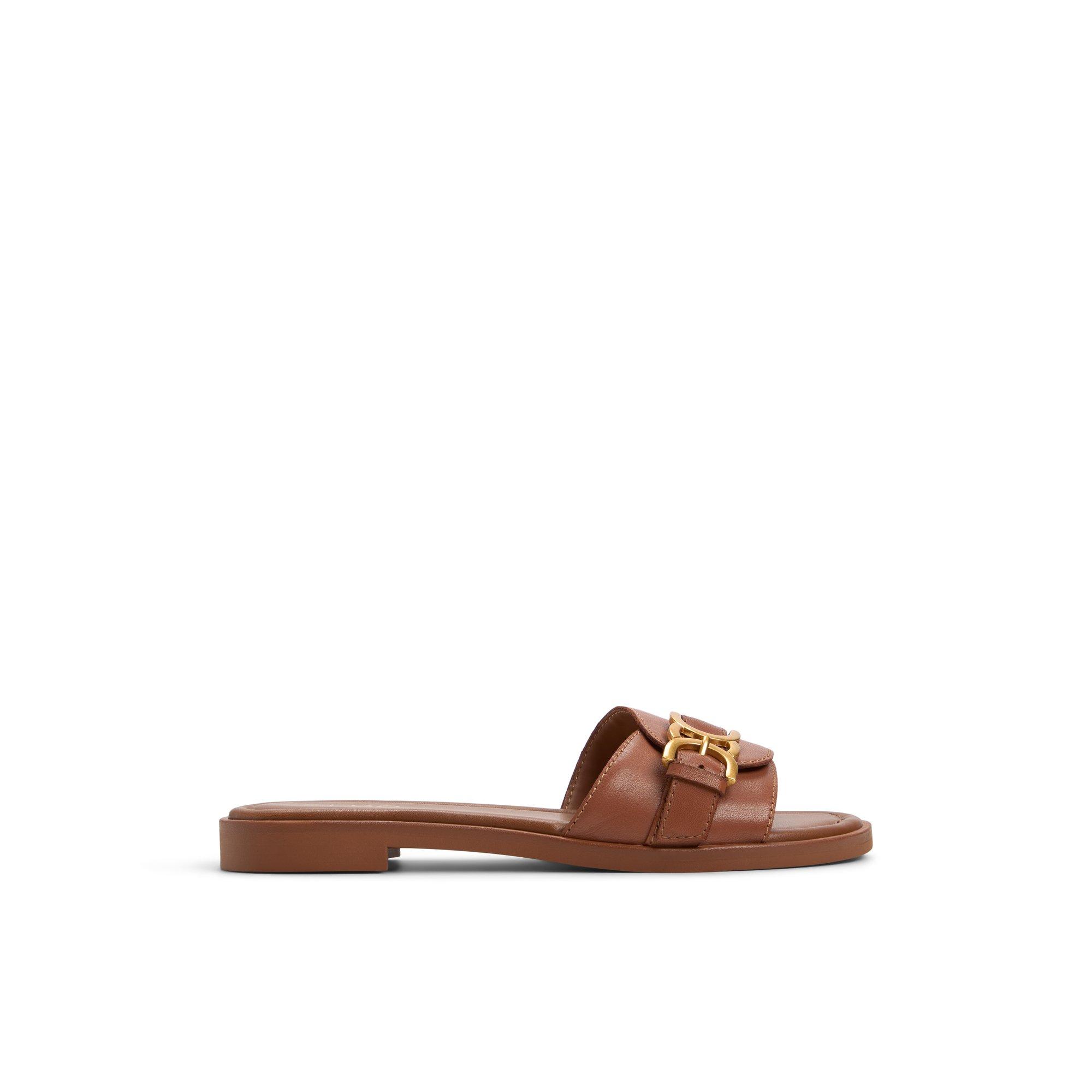 Dallaedar Medium Brown Women's Flat Sandals | ALDO US Product Image