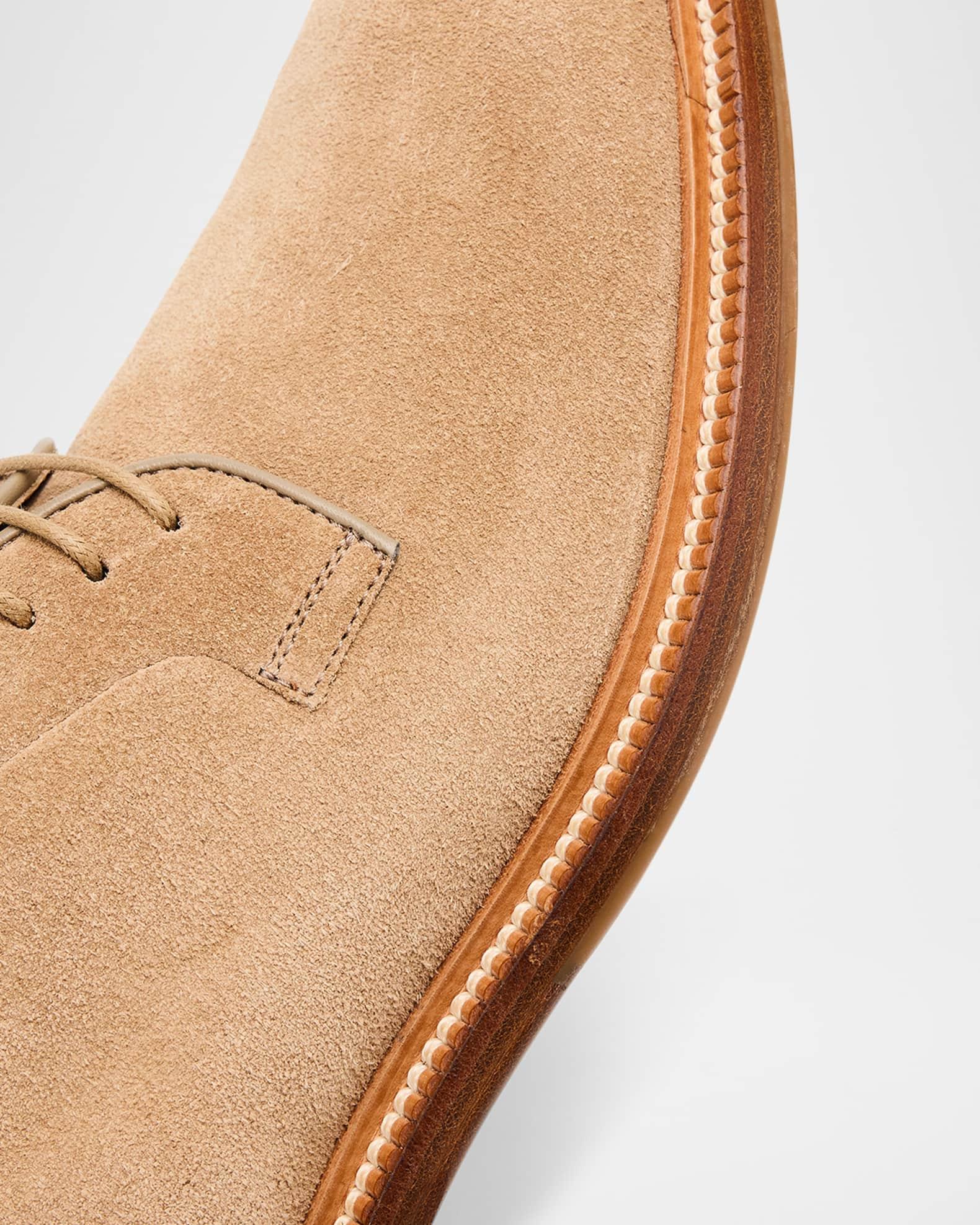 Men's Suede Derby Shoes Product Image