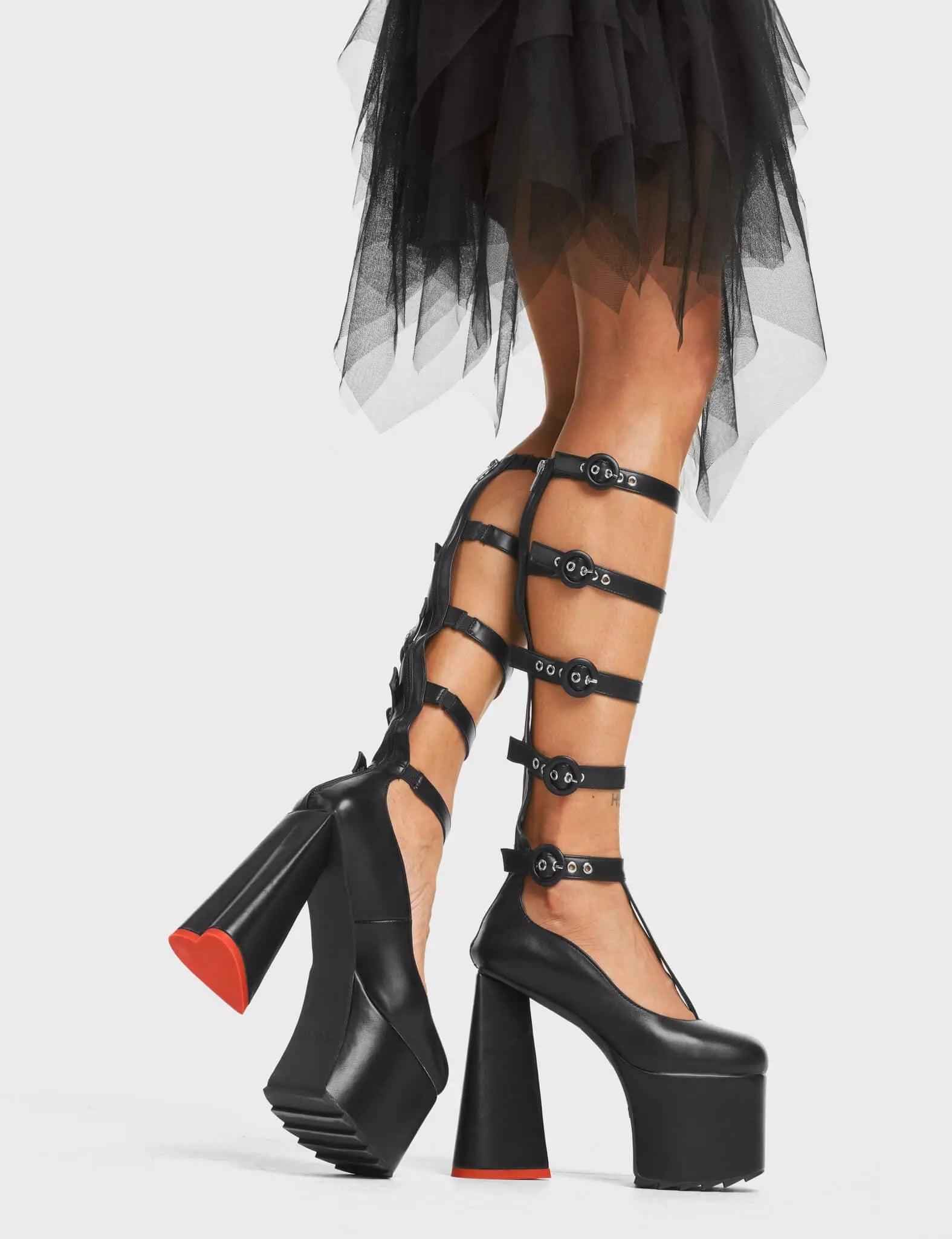 My Angel Platform Knee High Boots Product Image