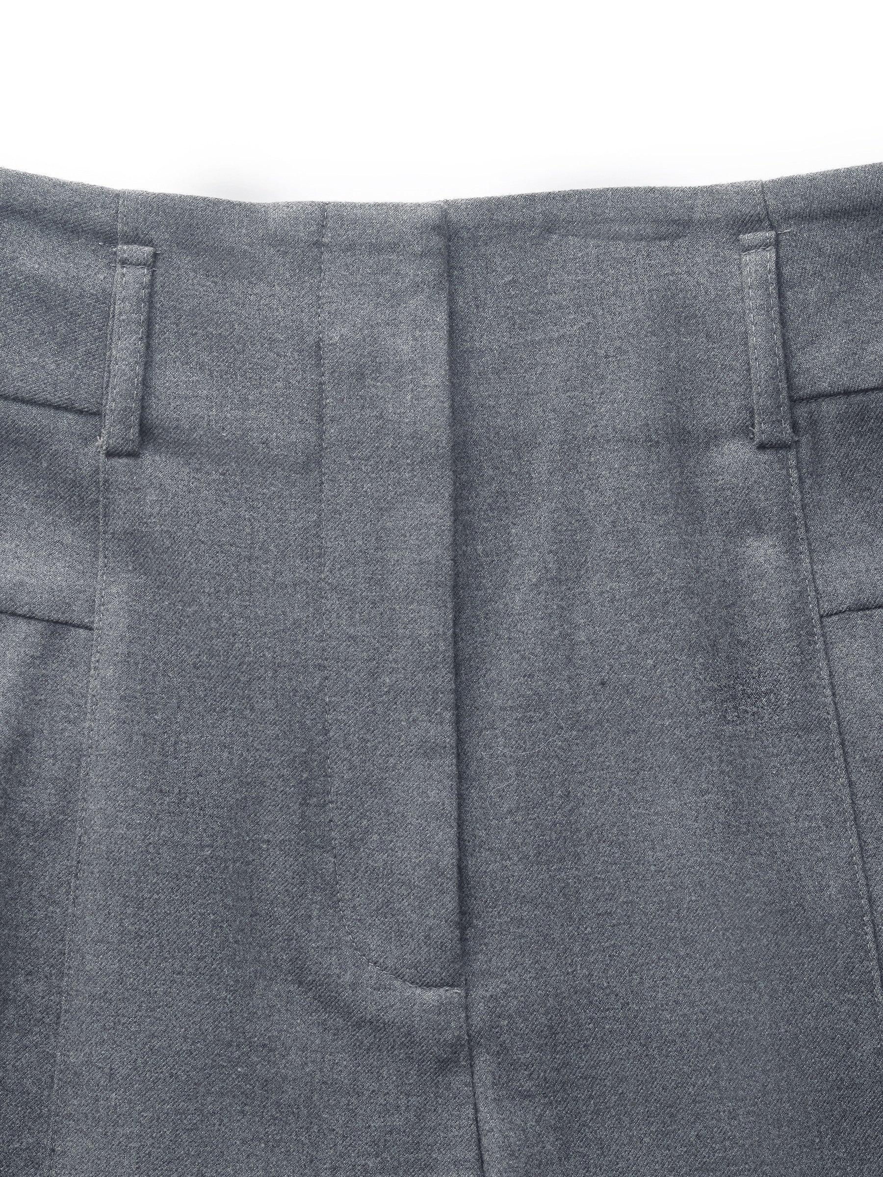 Wool Blend Women High Waisted Wide Leg Pants Product Image