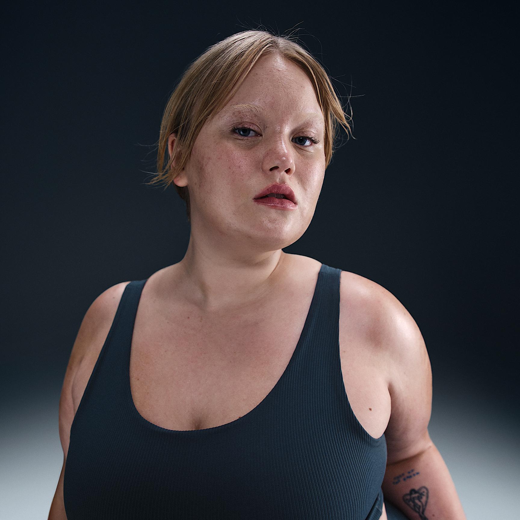 Nike Women's Zenvy Rib Light-Support Non-Padded Longline Sports Bra (Plus Size) Product Image