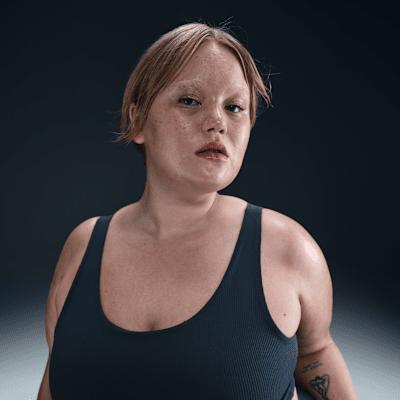 Nike Women's Zenvy Rib Light-Support Non-Padded Longline Sports Bra (Plus Size) Product Image