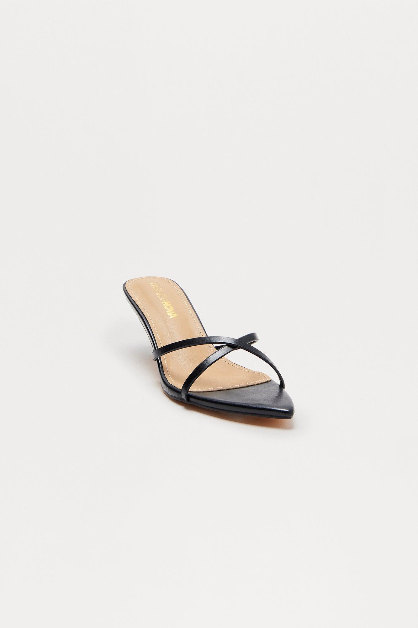 Stefania Kitten Heels - Black Product Image