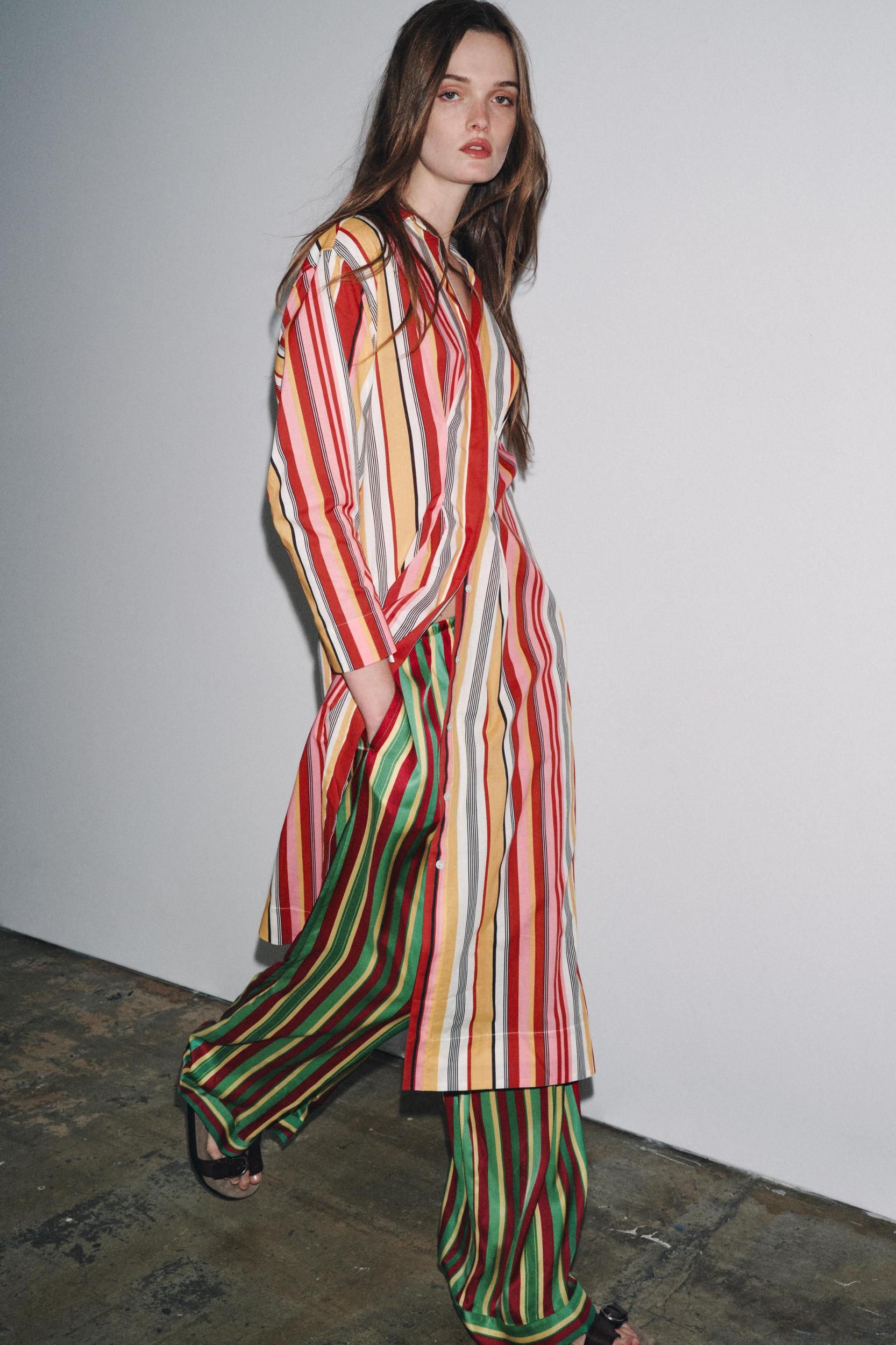ZW COLLECTION STRIPED SHIRT DRESS Product Image