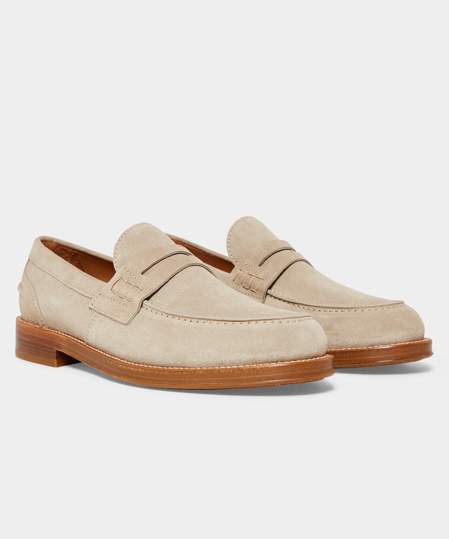 Italian Suede Penny Loafer Product Image