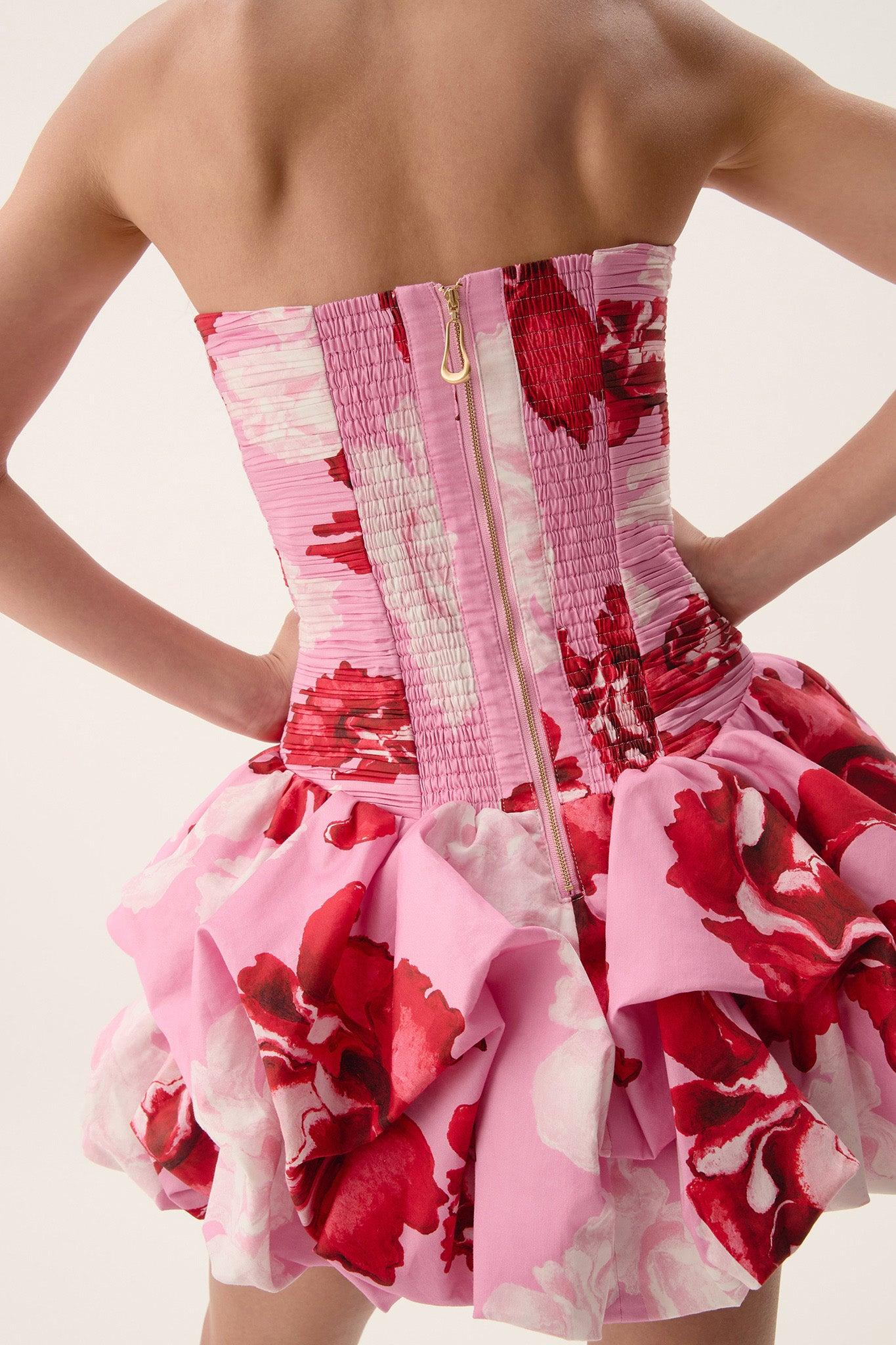 Violette Bubble Hem Mini Dress Product Image