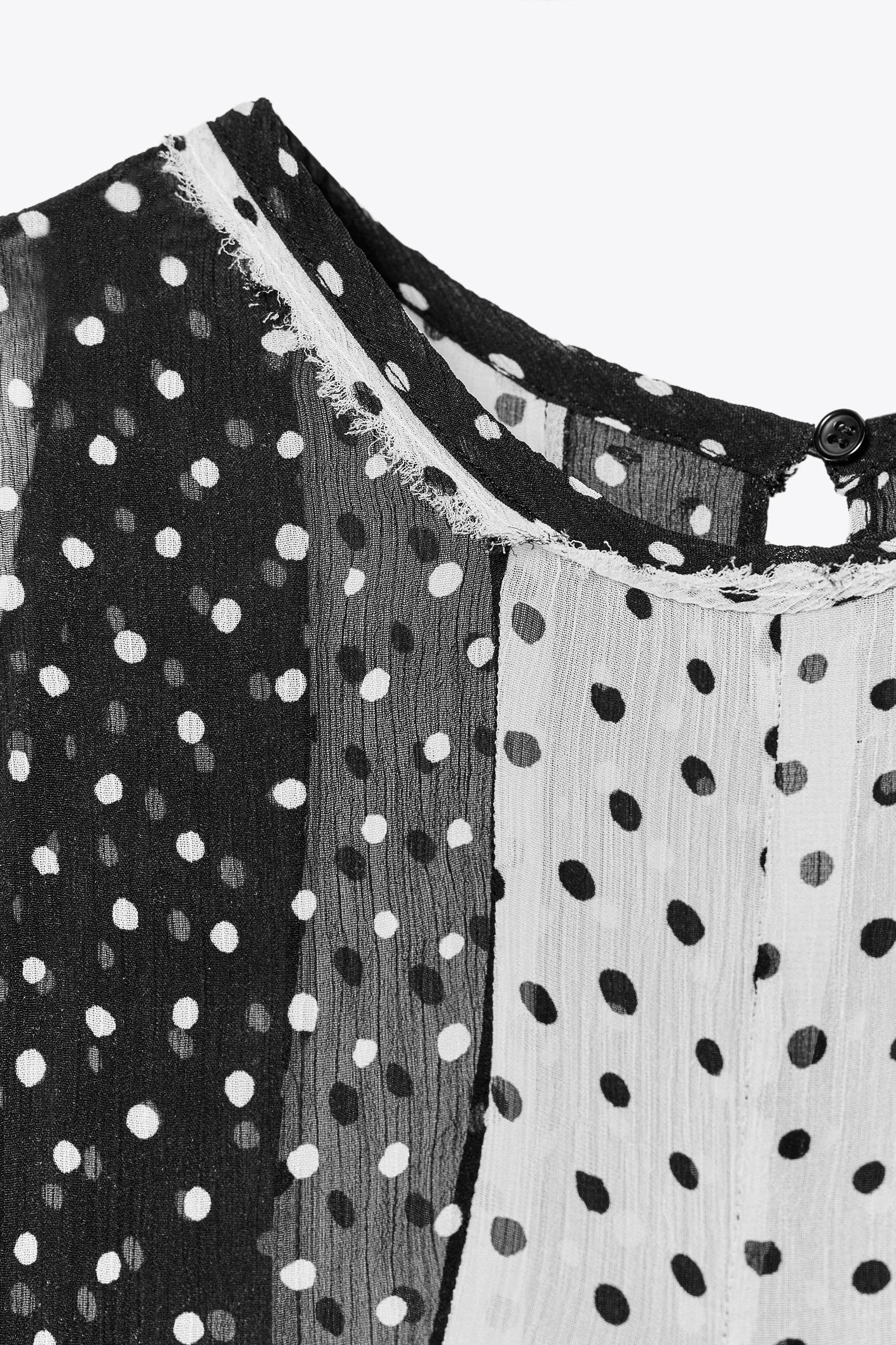 POLKA DOT TOP ZW COLLECTION Product Image