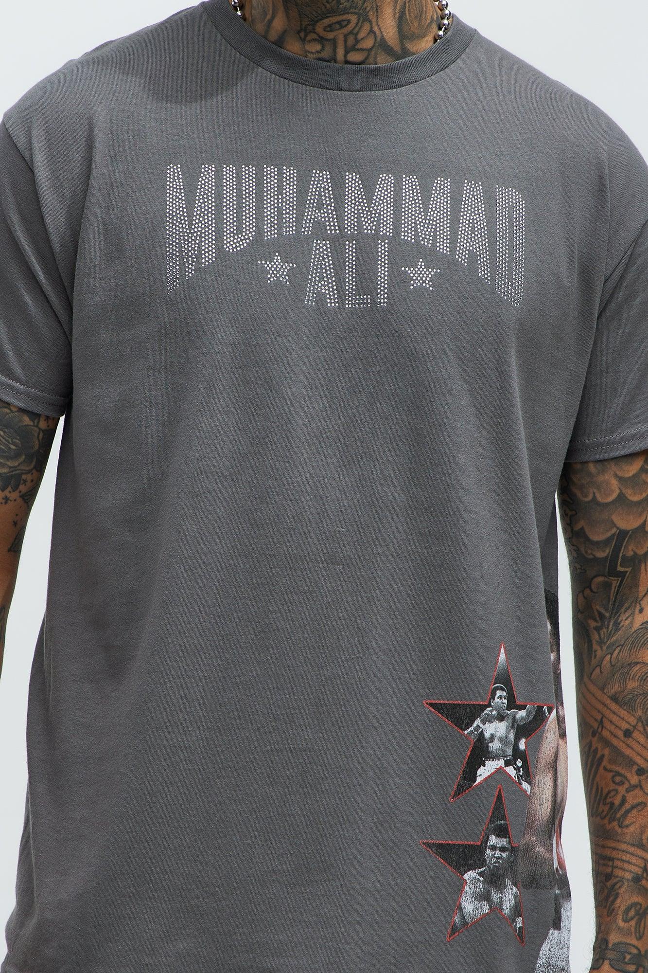 Muhammad Ali The King Short Sleeve Tee - Charcoal Product Image