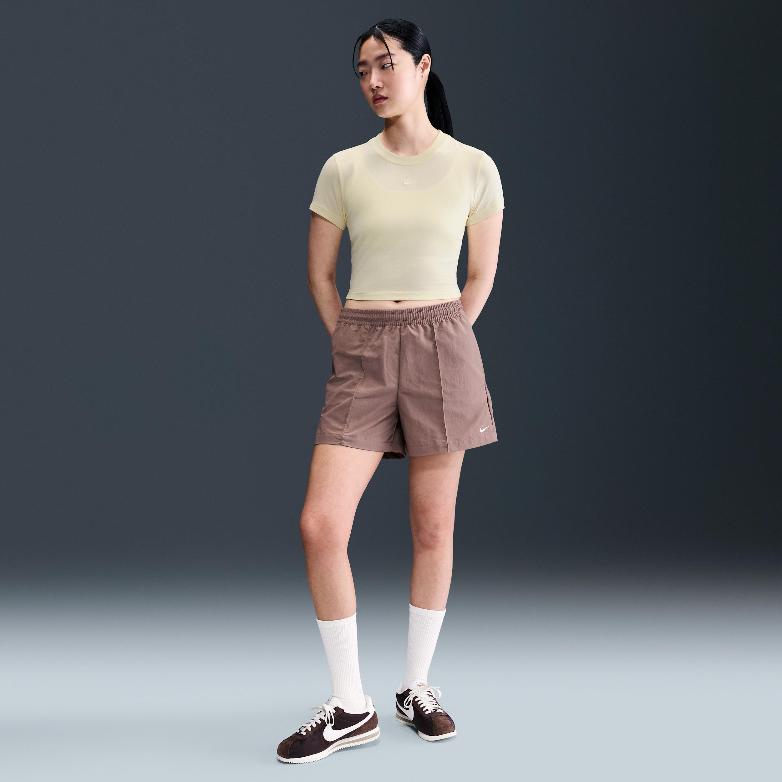 Women's Nike Sportswear Chill Knit Cropped T-Shirt Product Image