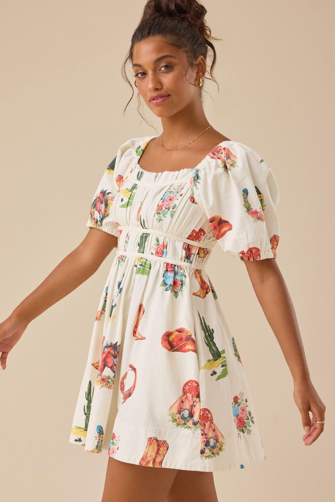 Juniper Denim Mini Dress Product Image