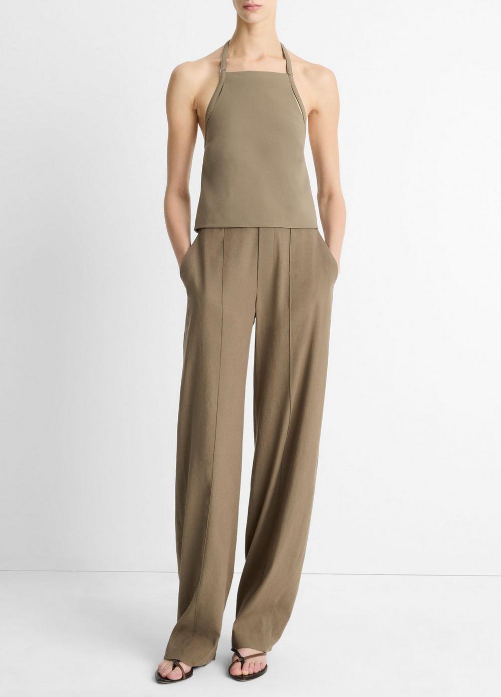 Womens Apron Halter Top Product Image