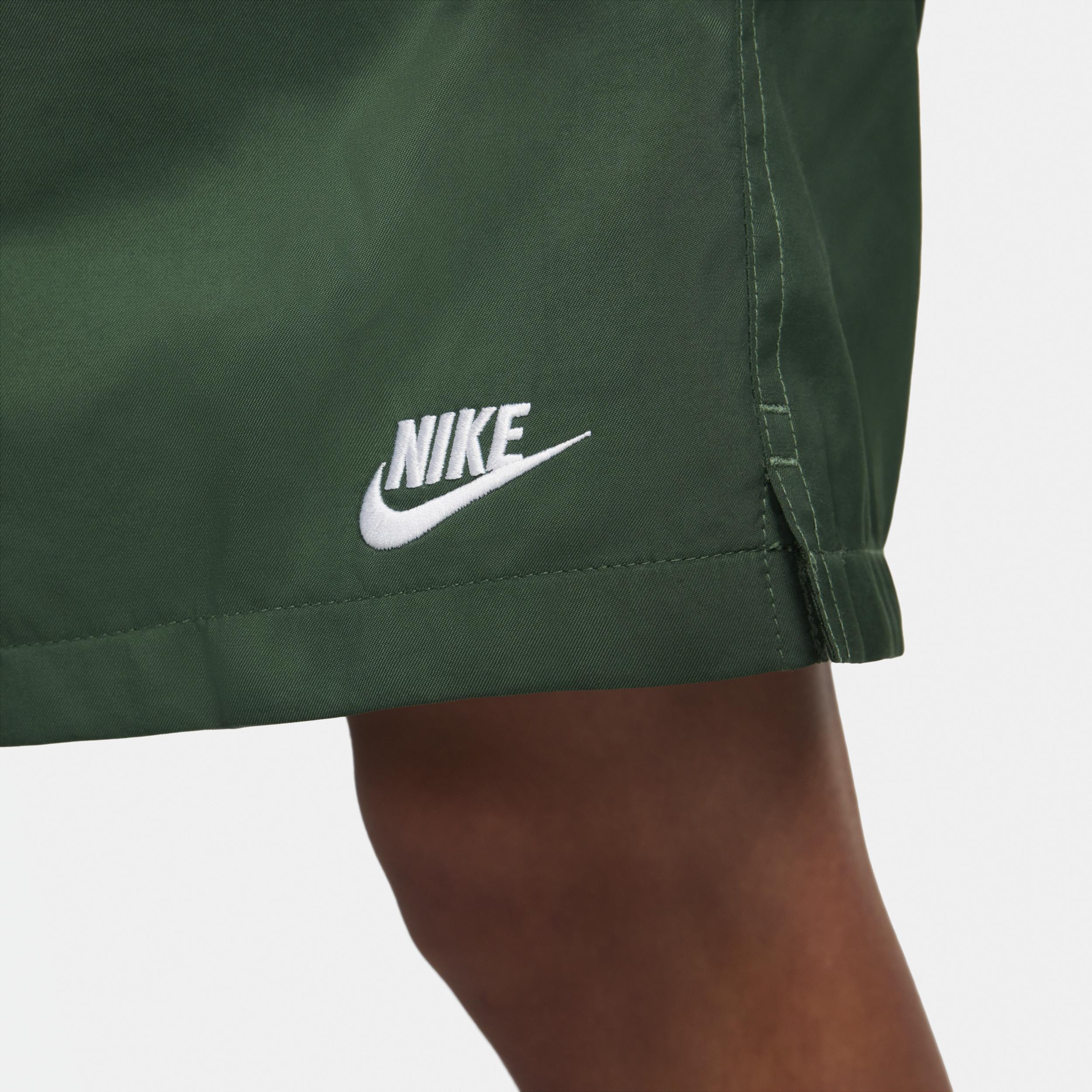 Nike Mens Nike Club Flow Shorts - Mens Black/White Product Image