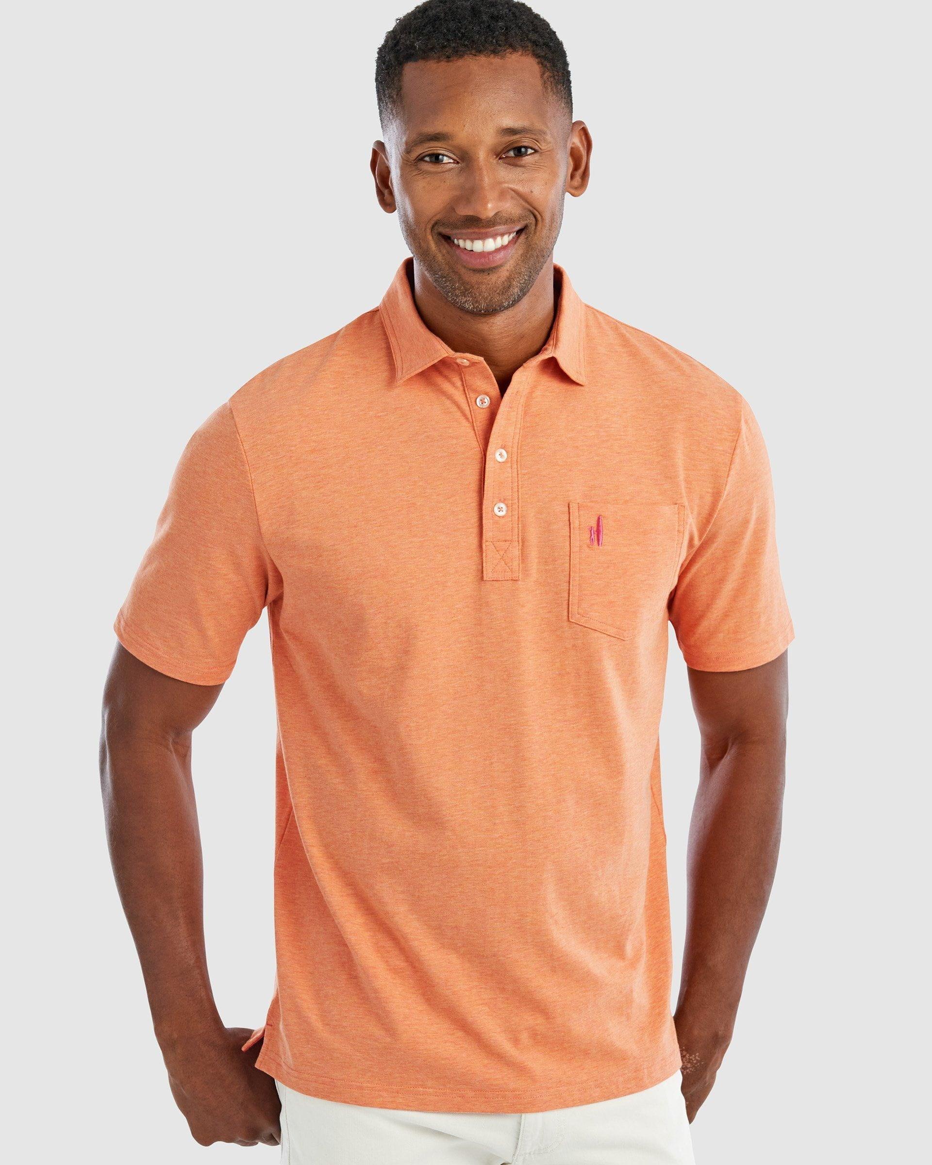 GS- TEST -  Heathered Original Polo Product Image