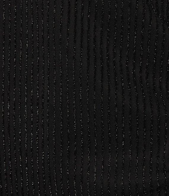 Calvin Klein Sparkle Rib Knit V-Neck Sleeveless Top Product Image