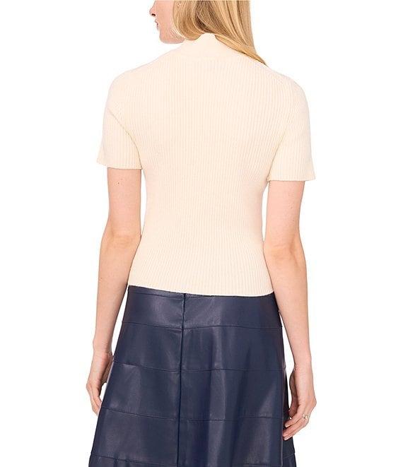 1. STATE Turtle Neck Short Sleeve Sweater Product Image