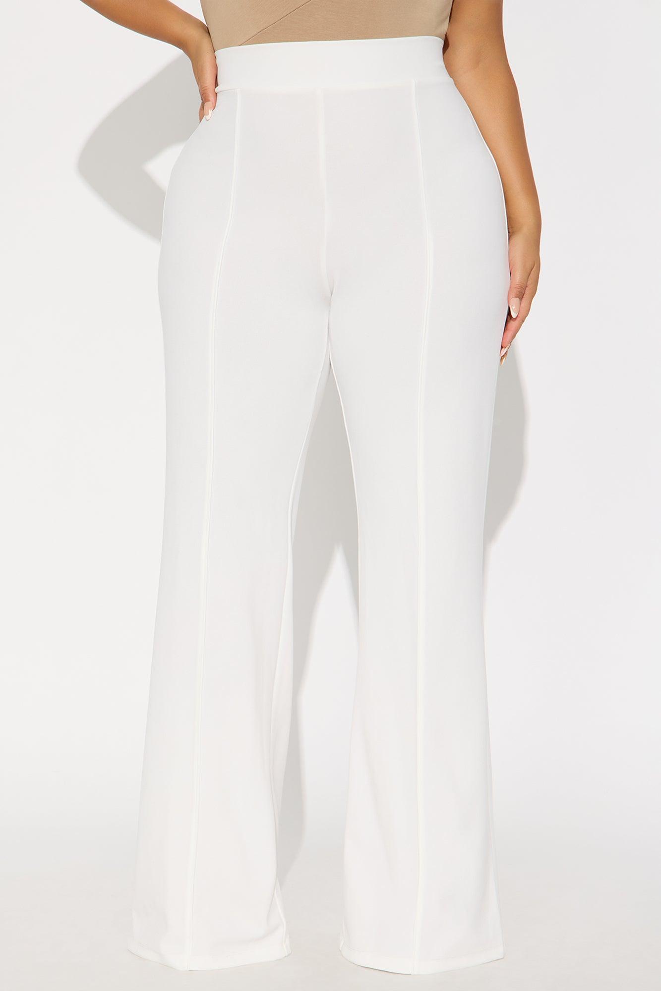 Tall Victoria High Waisted Dress Pants - Ivory Female Product Image