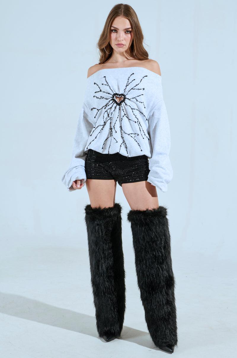 TOO MUCH LOVE TO GIVE SWEATSHIRT Product Image