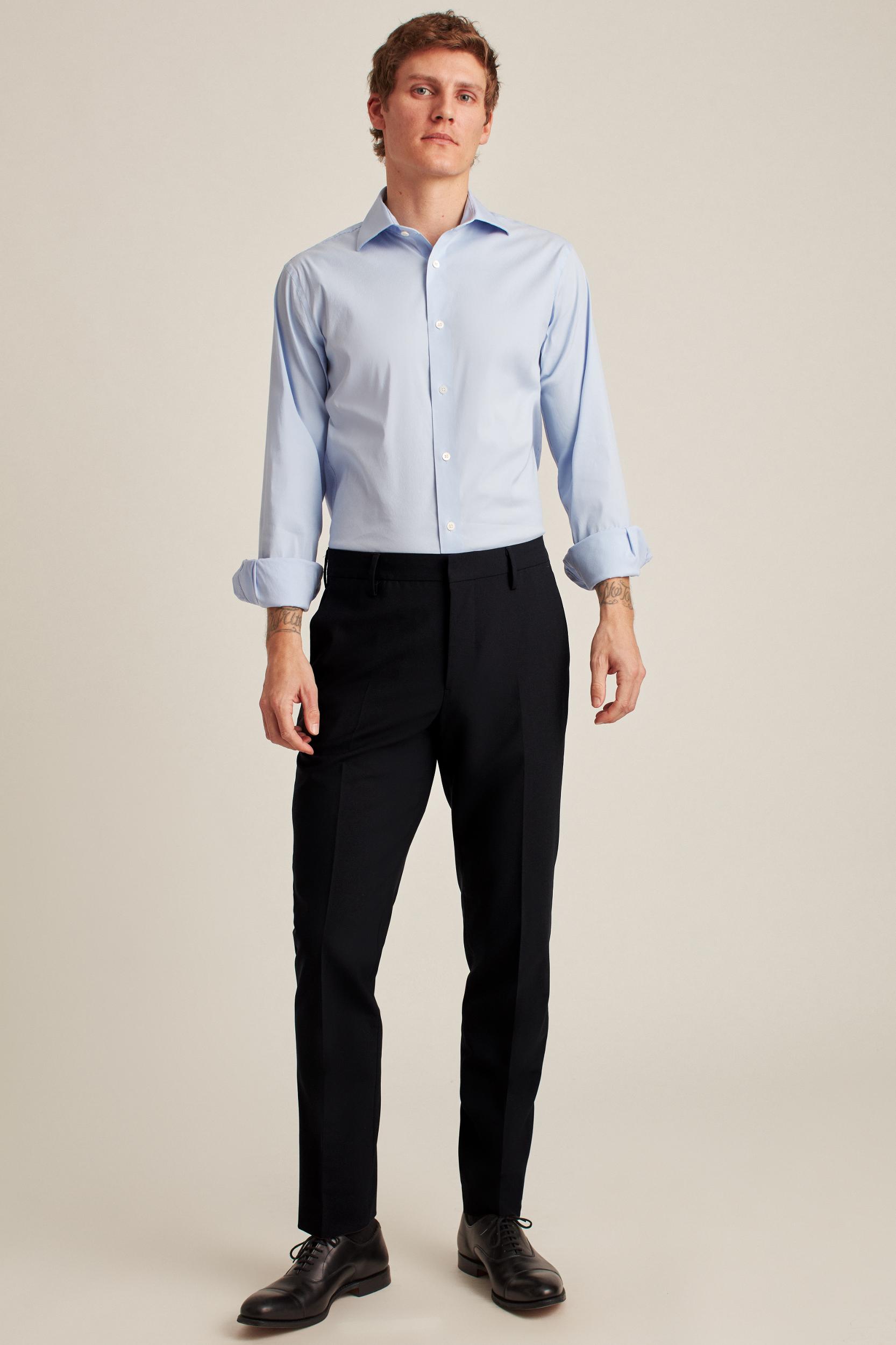 Italian Stretch Wool Dress Pants Product Image