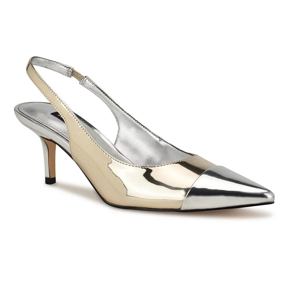 Nine West Awaie Women's Pointy Toe Slingback Pumps,  Product Image