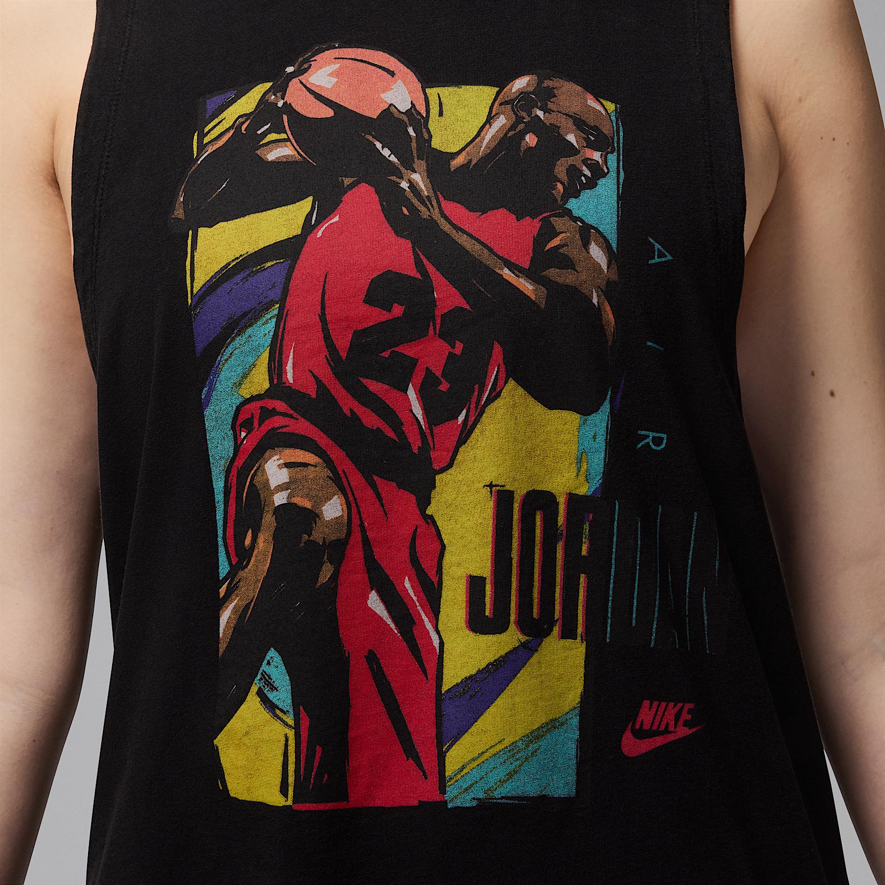 Womens Jordan Sleeveless Graphic T-Shirt | HJ0199-010 Product Image