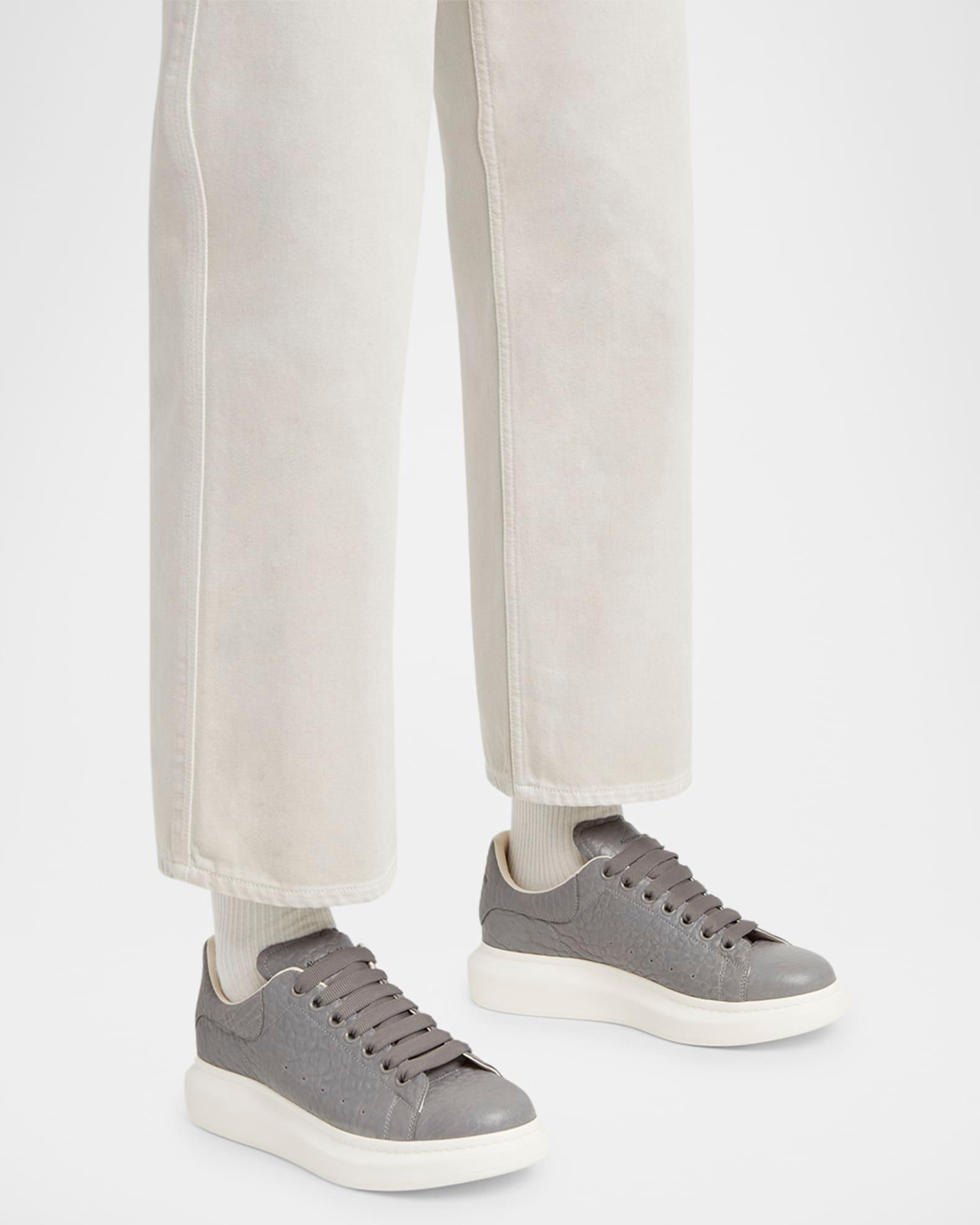 Men's Grainy Leather Oversized Sneakers Product Image