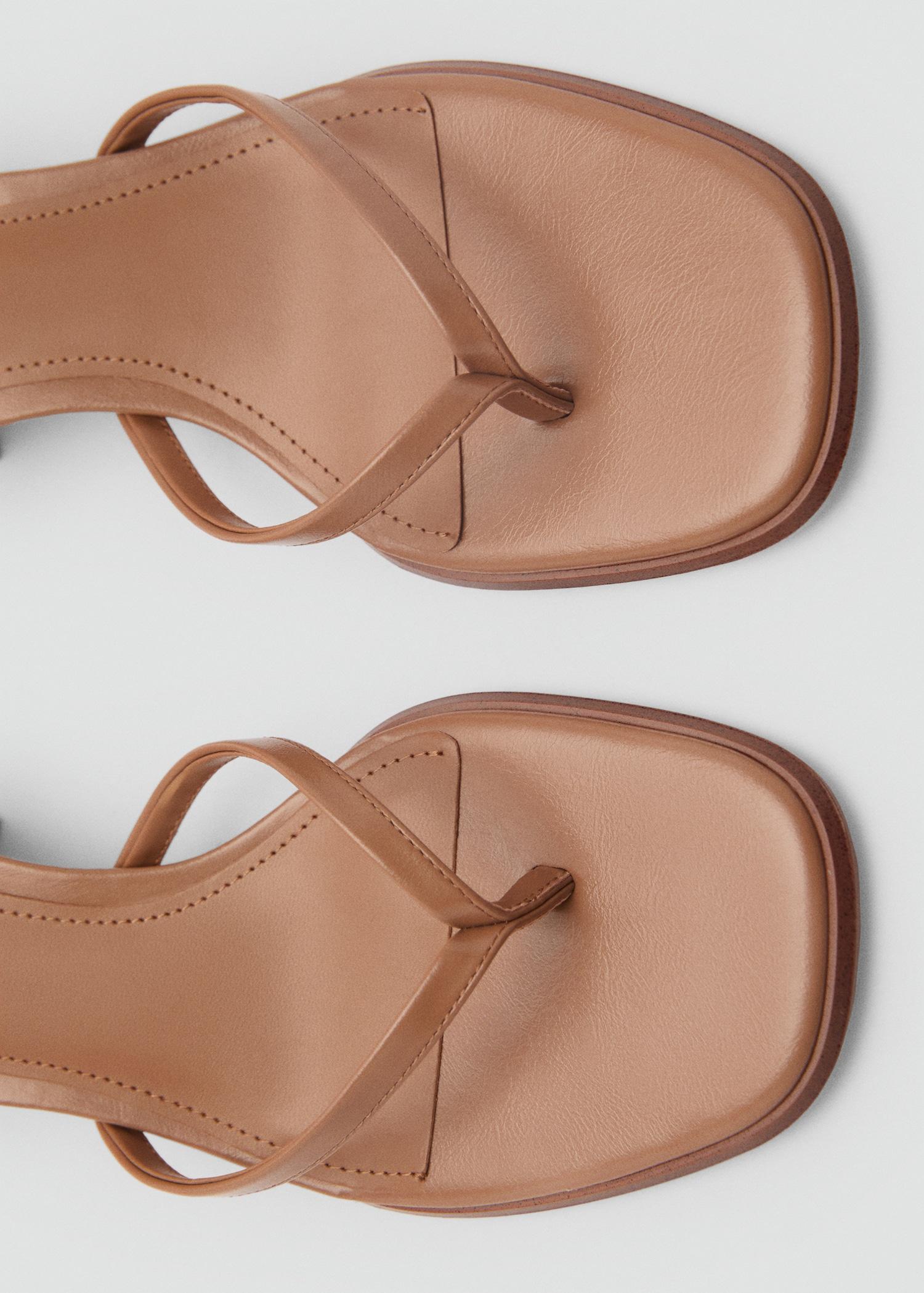 Strappy heeled sandals - Women | MANGO USA Product Image